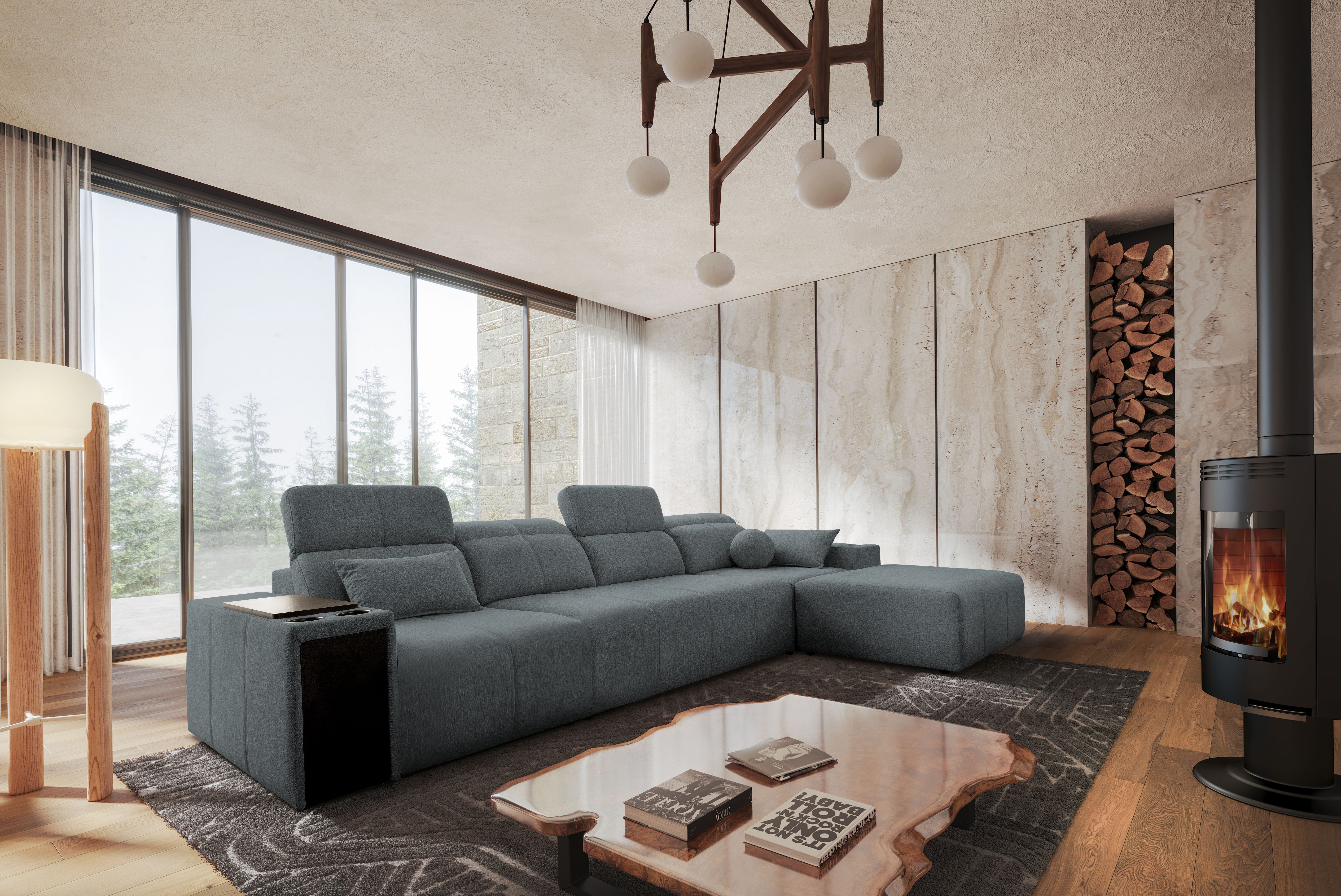 Kaiser Möbel Ecksofa mit Schlaffunktion, USB günstig online kaufen