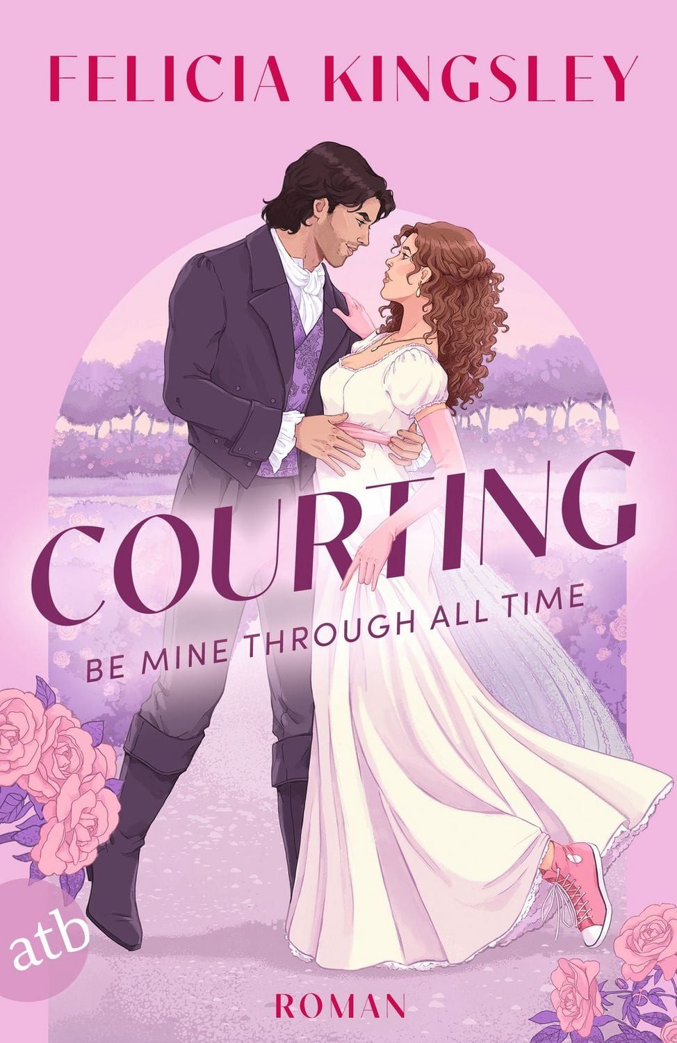 Courting – Be mine through all time / Felicia Kingsley, Roman, Herrlich witzige spicy Time-Travel-Romance