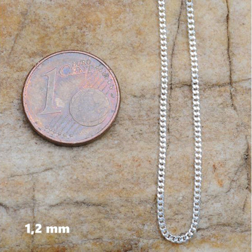 HOPLO Panzerkette Silberkette Panzerkette Länge 36cm - Breite 1,2mm - 925 S günstig online kaufen