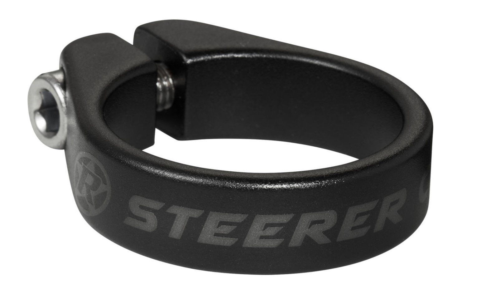"Steerer Fahrradlenker 1 Spacer Reverse Schwarz Klemmbarer Reverse Clamp" 10mm 1/8"