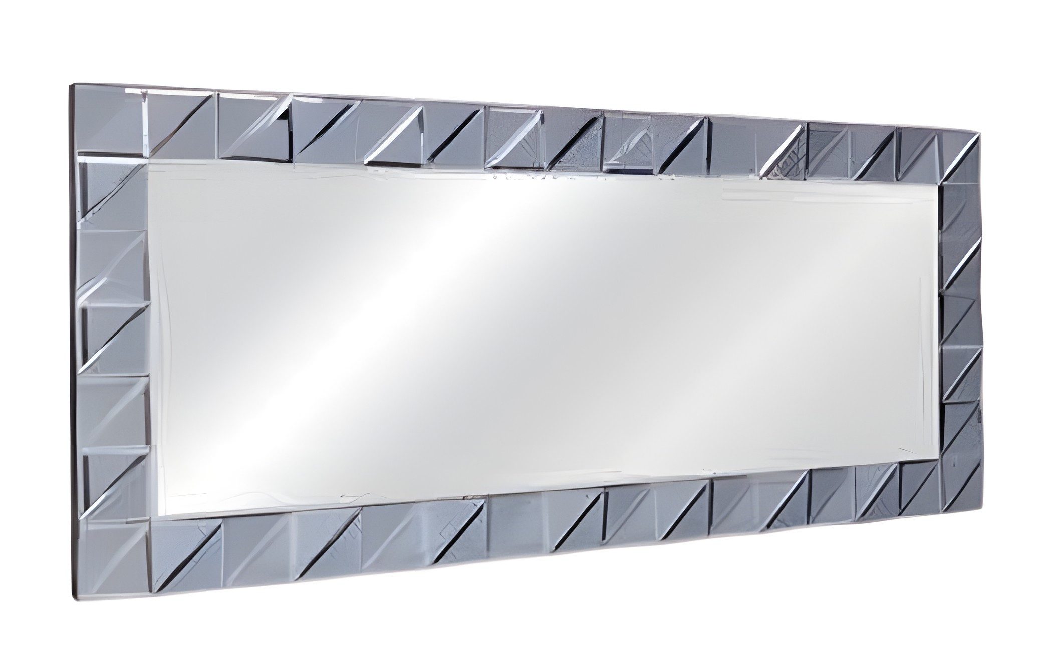 Xlmoebel Spiegel Moderner grauer Spiegel aus Glas für Wohnraum und Flur (1-St), Made in Europa