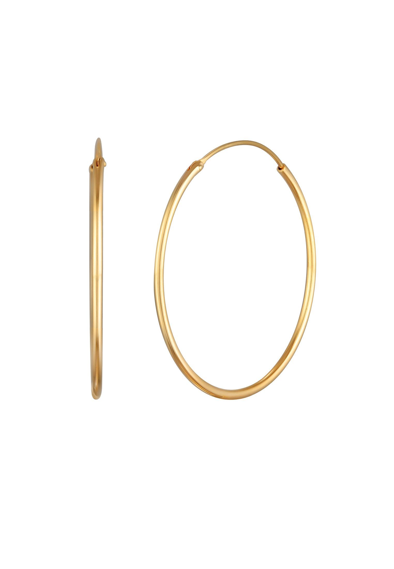 Elli Paar Creolen Creolen Rund Basic Klassisch 925 Silber günstig online kaufen