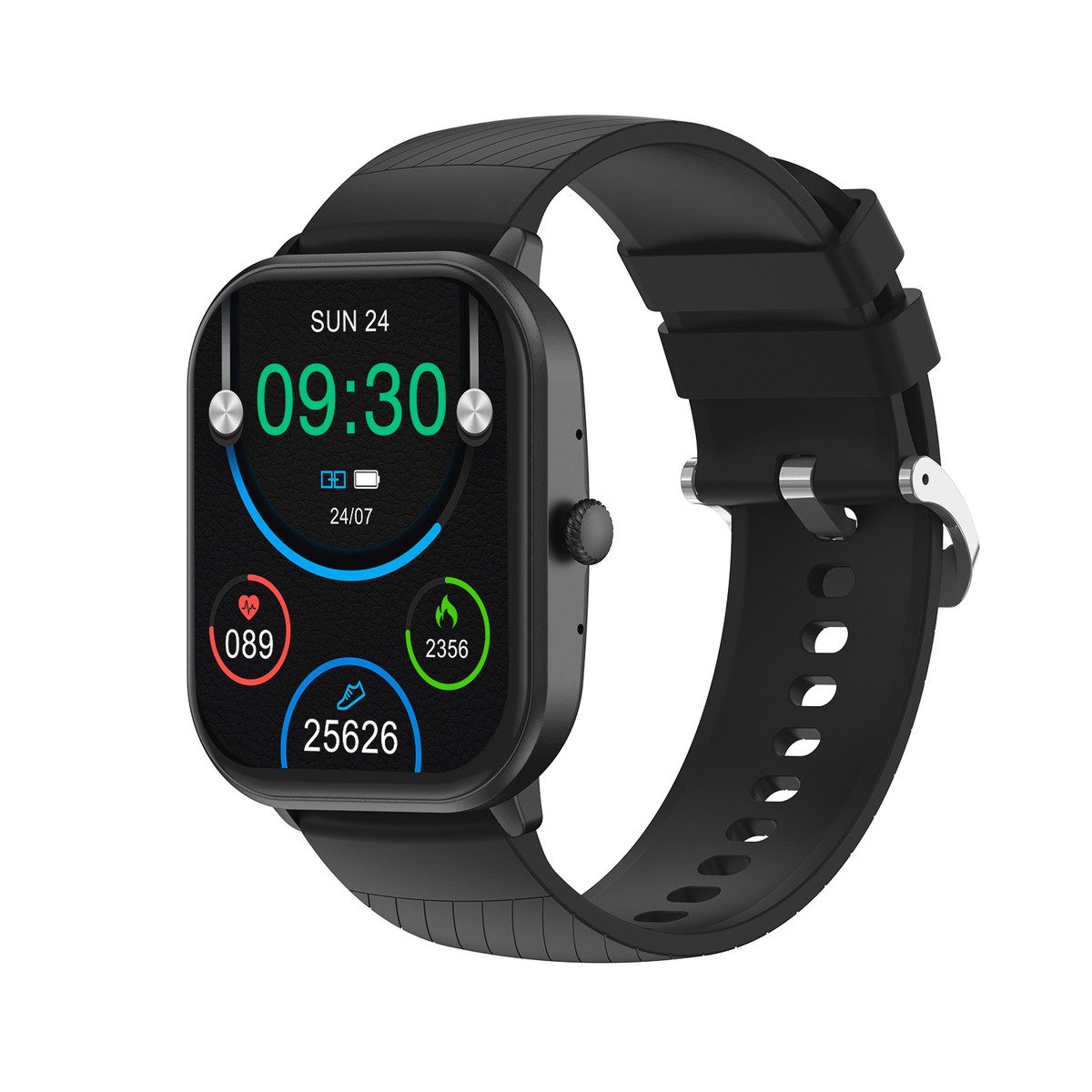 Denver Denver Smartwatch SWC-187B Smartwatch (5,1 cm/2 Zoll, Proprietär (herstellerspezifisch), Fitness Uhr, Fitness Tracker, Gesundheitsfunktionen