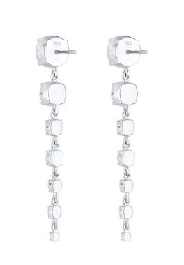 Elli Premium Paar Ohrhänger Ohrhänger Kristalle 925 Silber