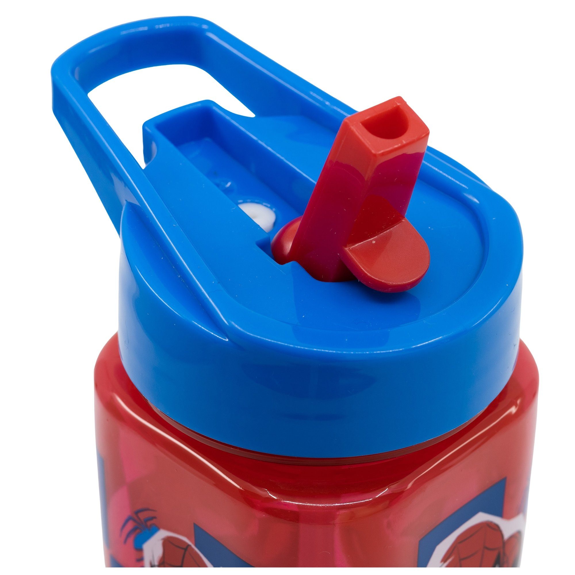 & ml Tragegriff mit Trinkflasche Trinkkappe Kinderflasche frei Marvel, BPA Spiderman 530