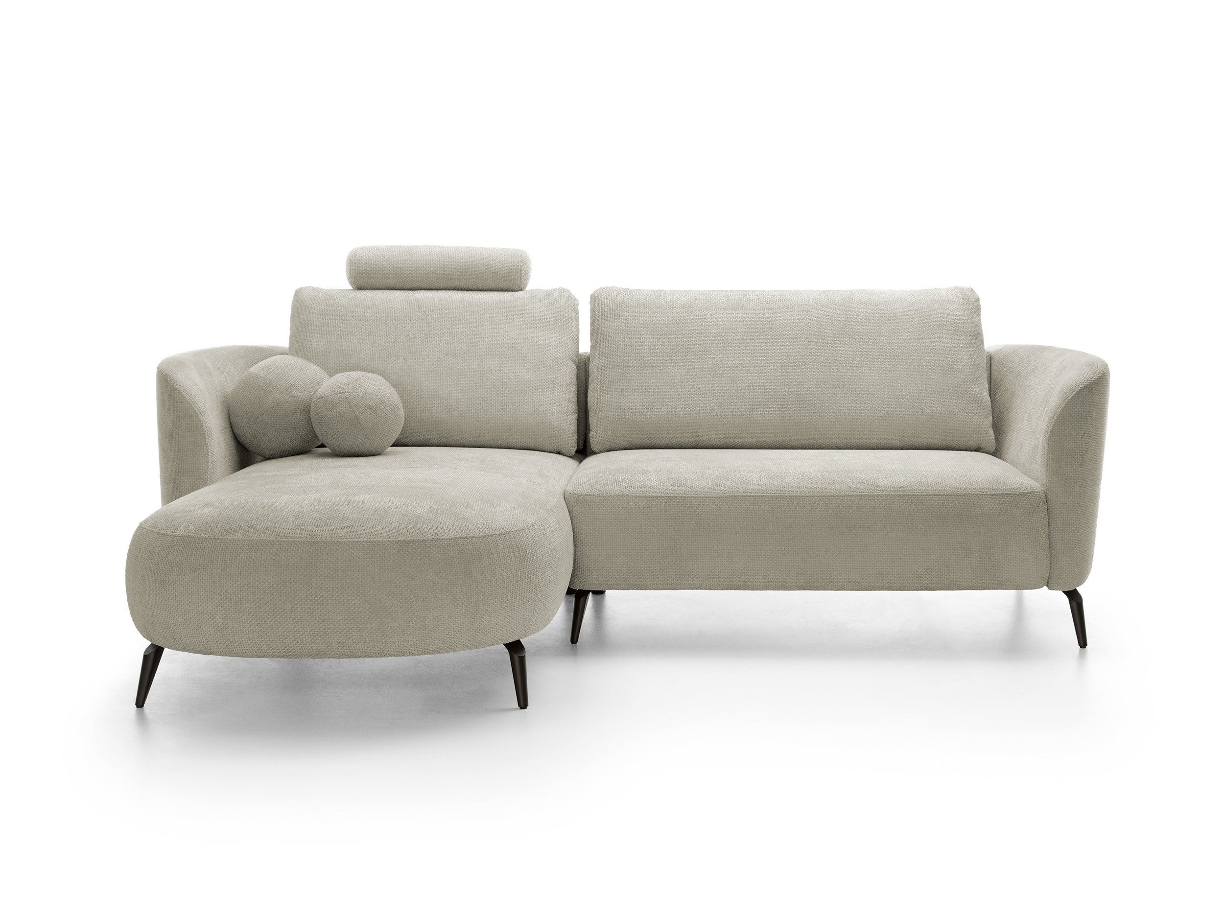Goldstoff Ecksofa Zenit – L-Form Sofa günstig online kaufen