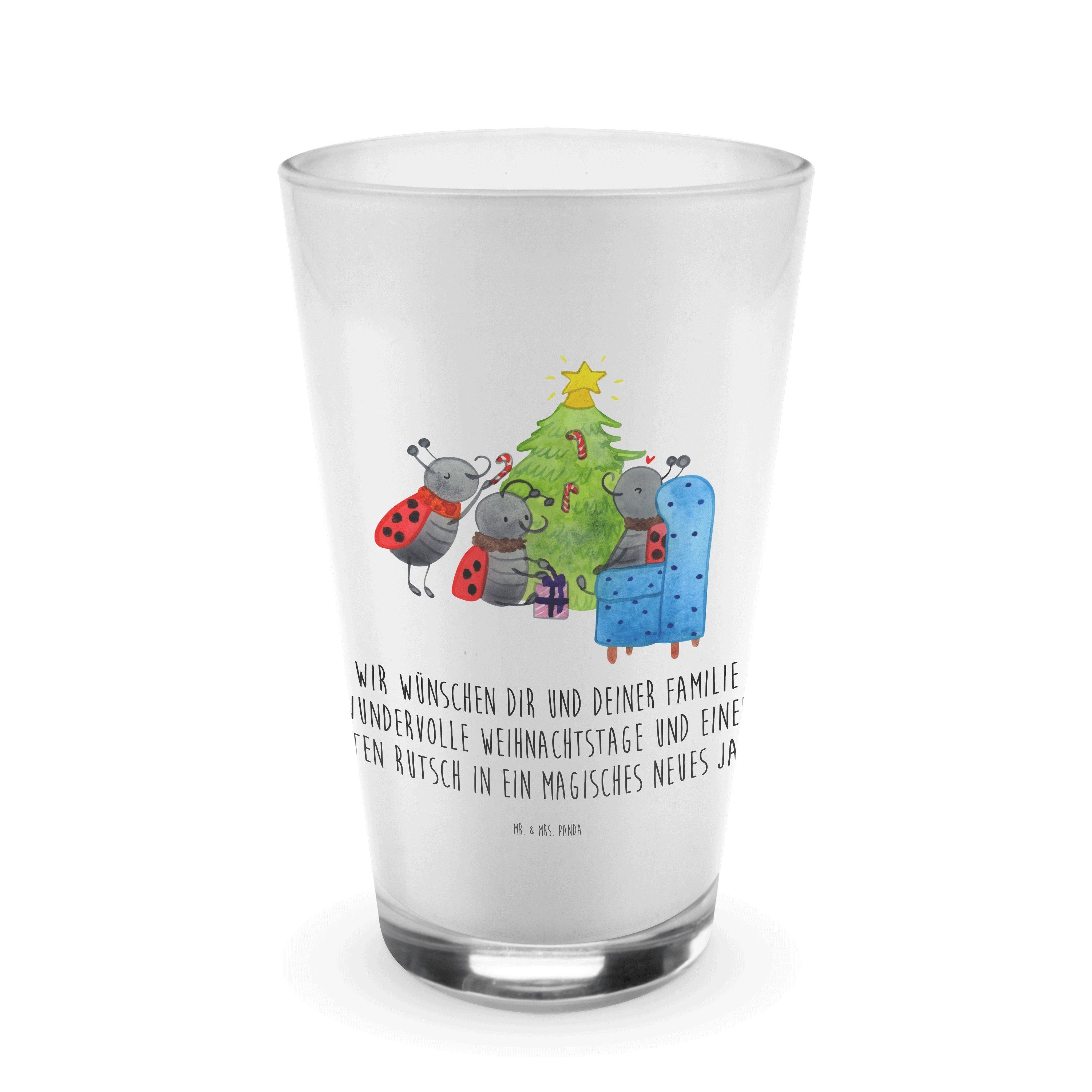 Glas Smörle Weihnachten Geschenk, Panda Nikolaus, - Transparent Premium Mr. Heiligabend, - Glas T, Mrs. &