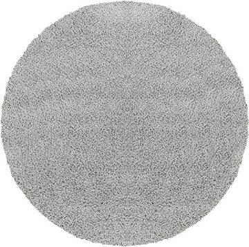 Hochflor-Teppich FIV2300, Surya, rund, Höhe: 37 mm