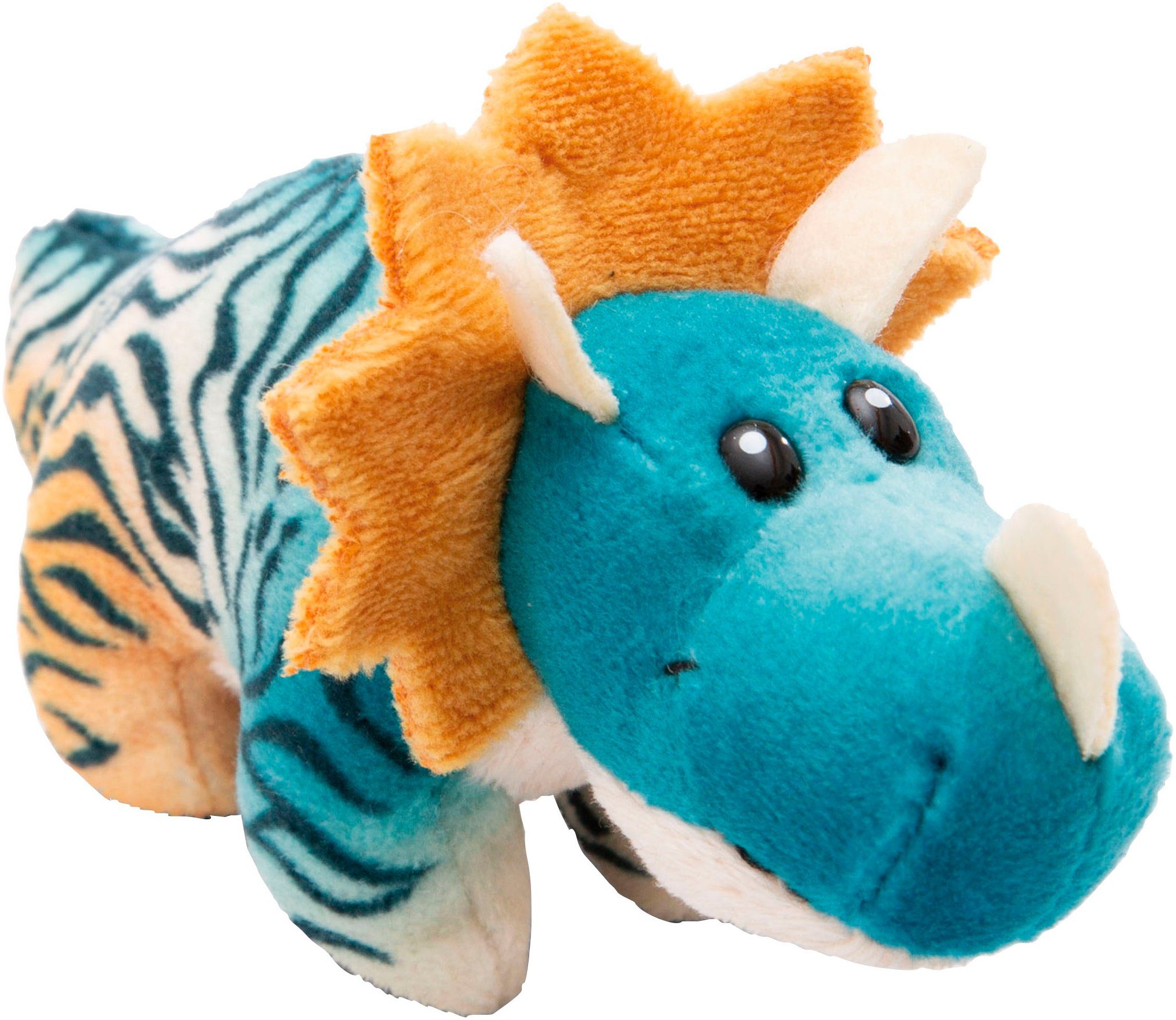Nici Kuscheltier Dinos, Dino Cerastupsy, 12 cm, im Vulkan, enthält recyceltes Material