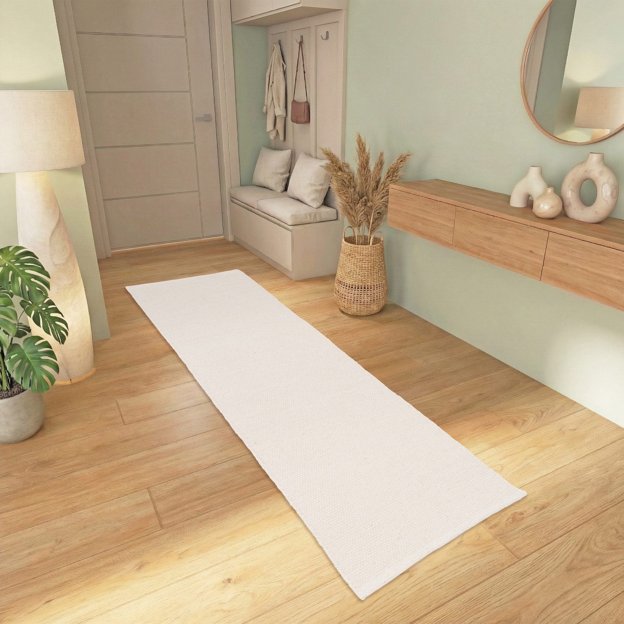 Pergamon Läufer Natur Teppich Läufer Wolle Alva, Rechteckig, Höhe: 15 mm günstig online kaufen