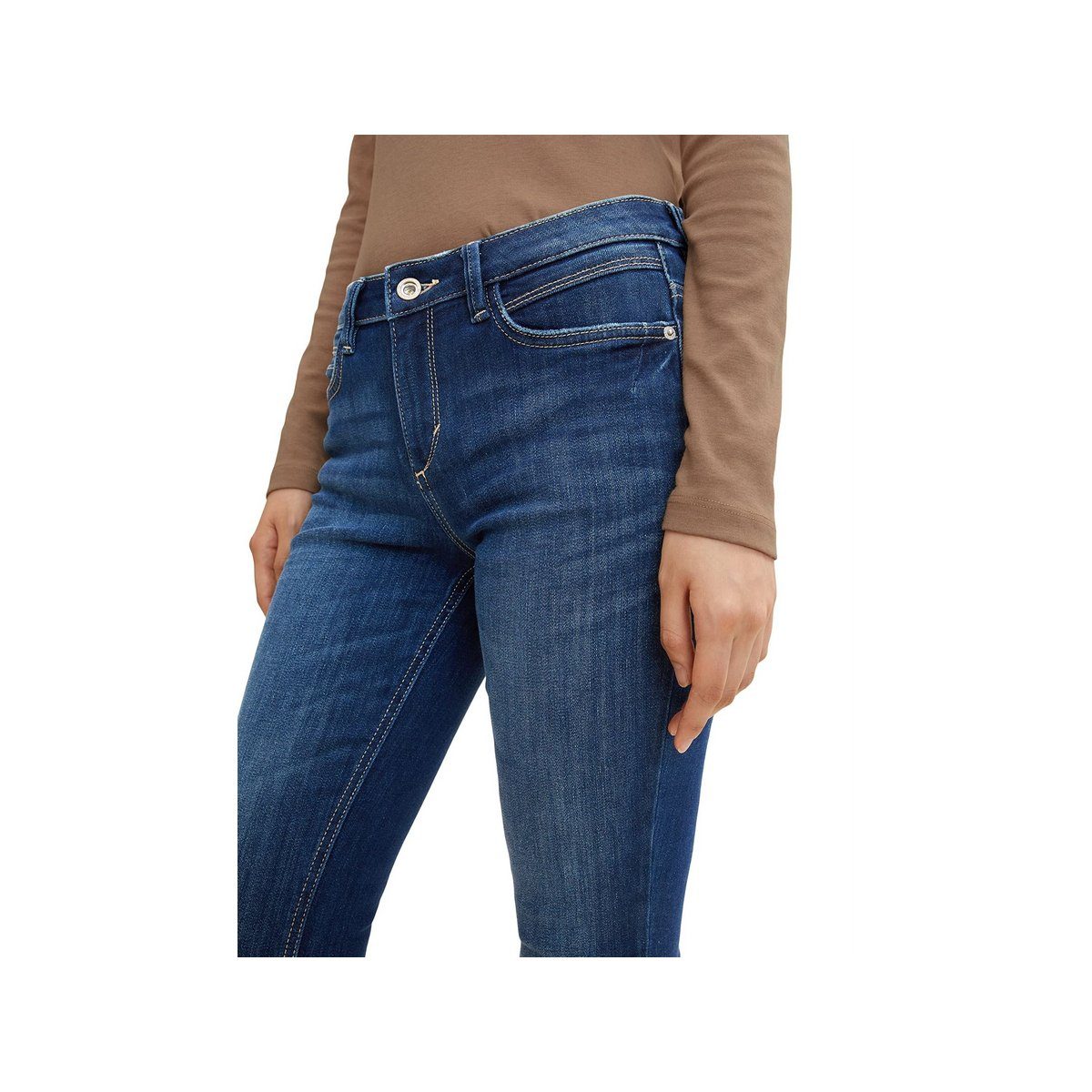 TOM 5-Pocket-Jeans dunkel-blau (1-tlg) TAILOR