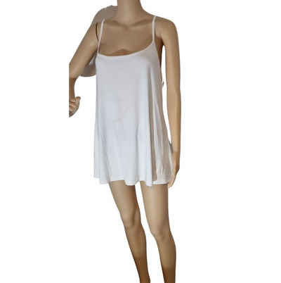 Bellezza Shirttop Träger-Shirt N-22062 weiß mit verstellbaren Trägern