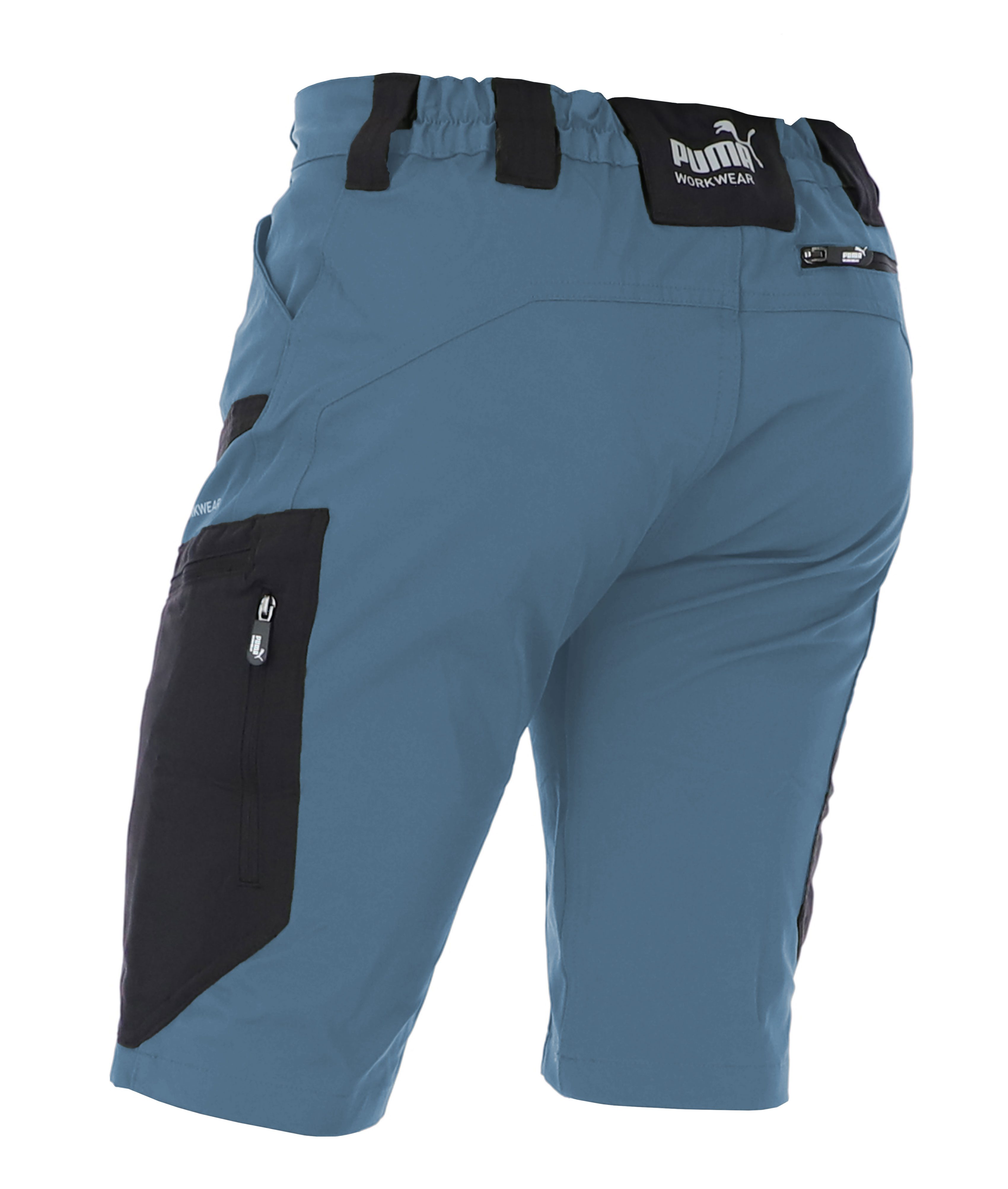 PUMA Workwear Trekkinghose PRO ONE ADVENTURE Outdoor Shorts Herren - Mit D-Ring - 4-Wege Stretch Robuste Wanderhose Herren kurz - Outdoor Hosen Herren