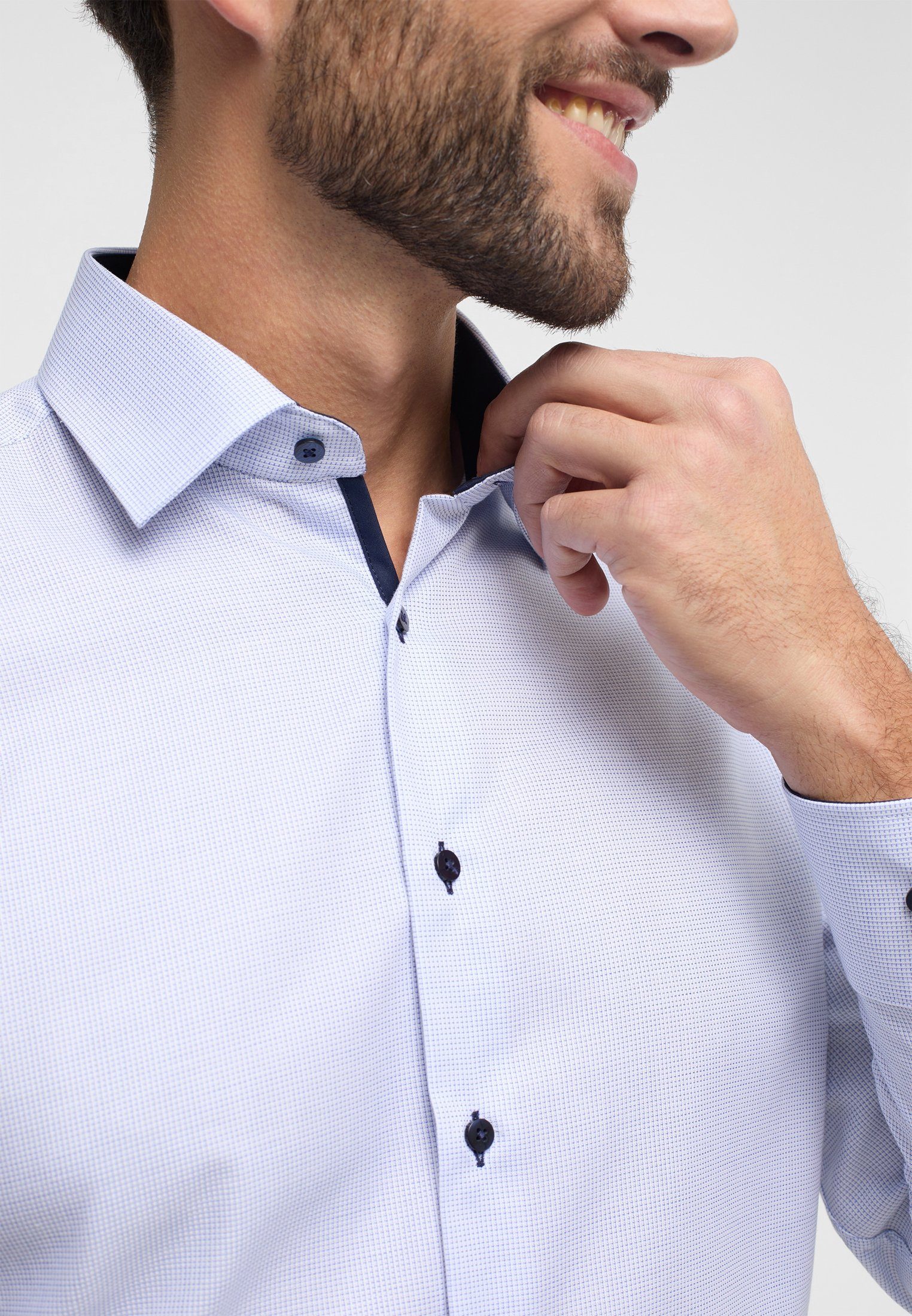 Eterna Langarmhemd MODERN FIT NON IRON (bügelfrei)