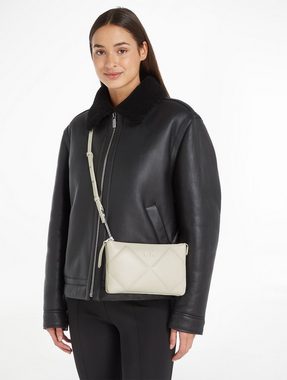 Calvin Klein Umhängetasche RE-LOCK QUILT CROSSBODY, mit modischem Strukturmuster