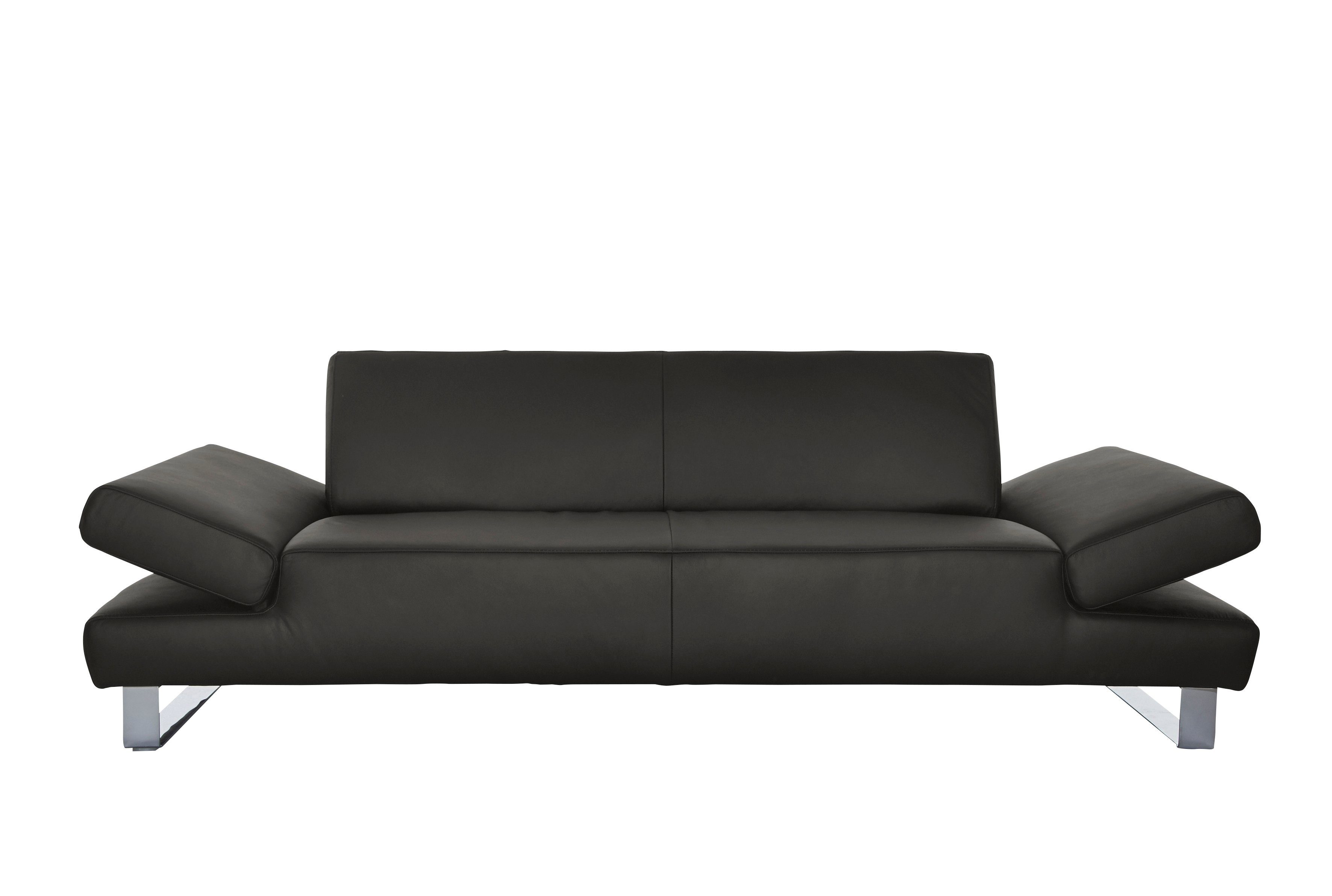 W.SCHILLIG 3-Sitzer taboo Designsofa mit hohem Sitzkomfort, Breite 232cm, Sitztiefe 69cm, mit Übertiefe, inklusive Armlehnenverstellung