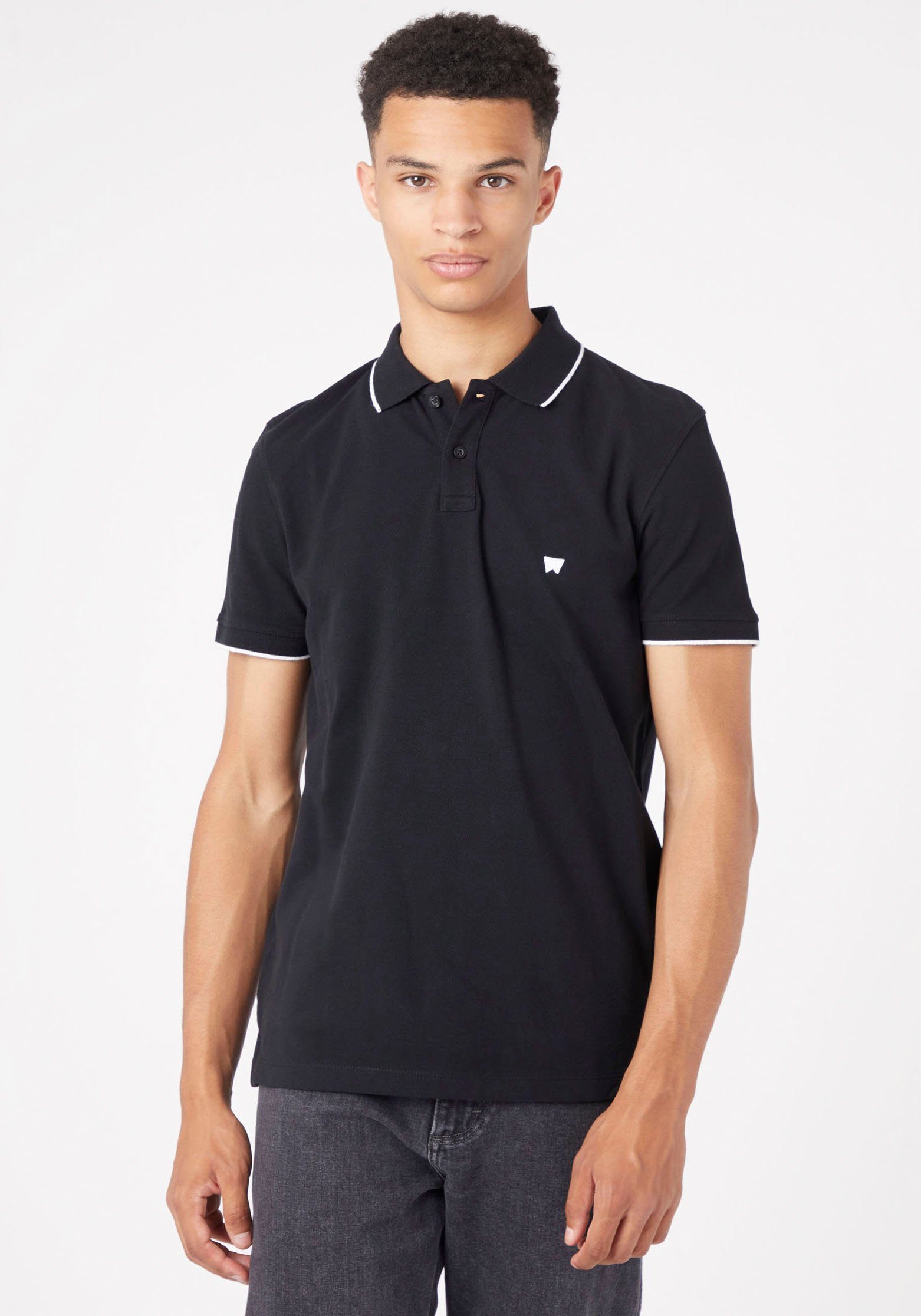 Wrangler Poloshirt black