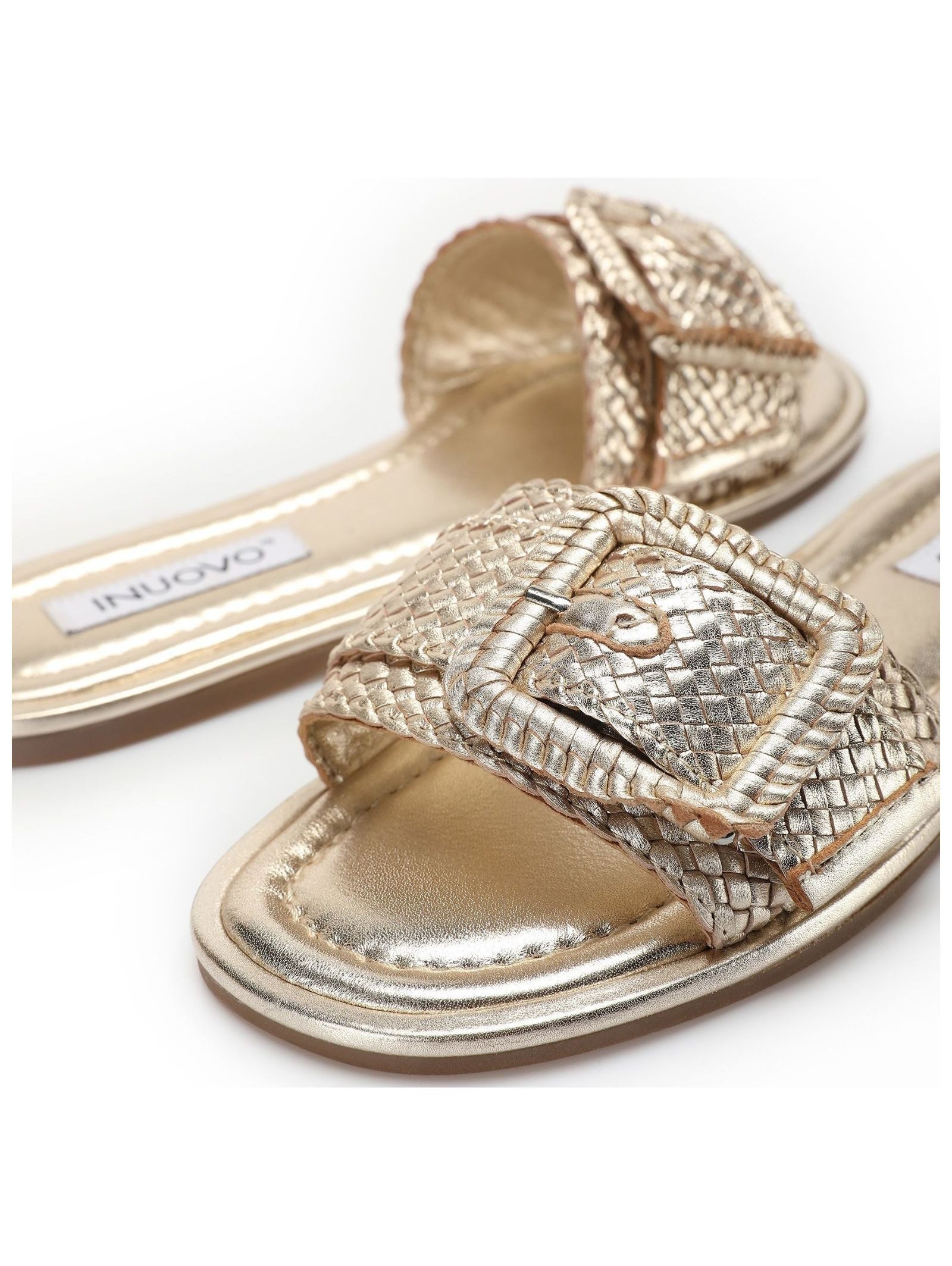 INUOVO Pantoletten Leder . Pantolette
