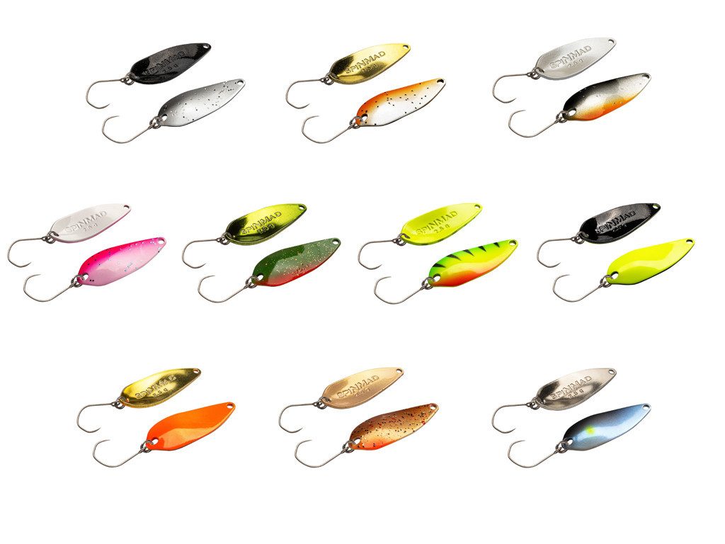 SpinMad Kunstköder SPINMAD Spoons 2,5 g - Lieblingsköder, (Forellenköder, Blinker, 1-St. SpinMad Spoon 2,5 g), Effektiver Lauf, Exzellente Verarbeitung