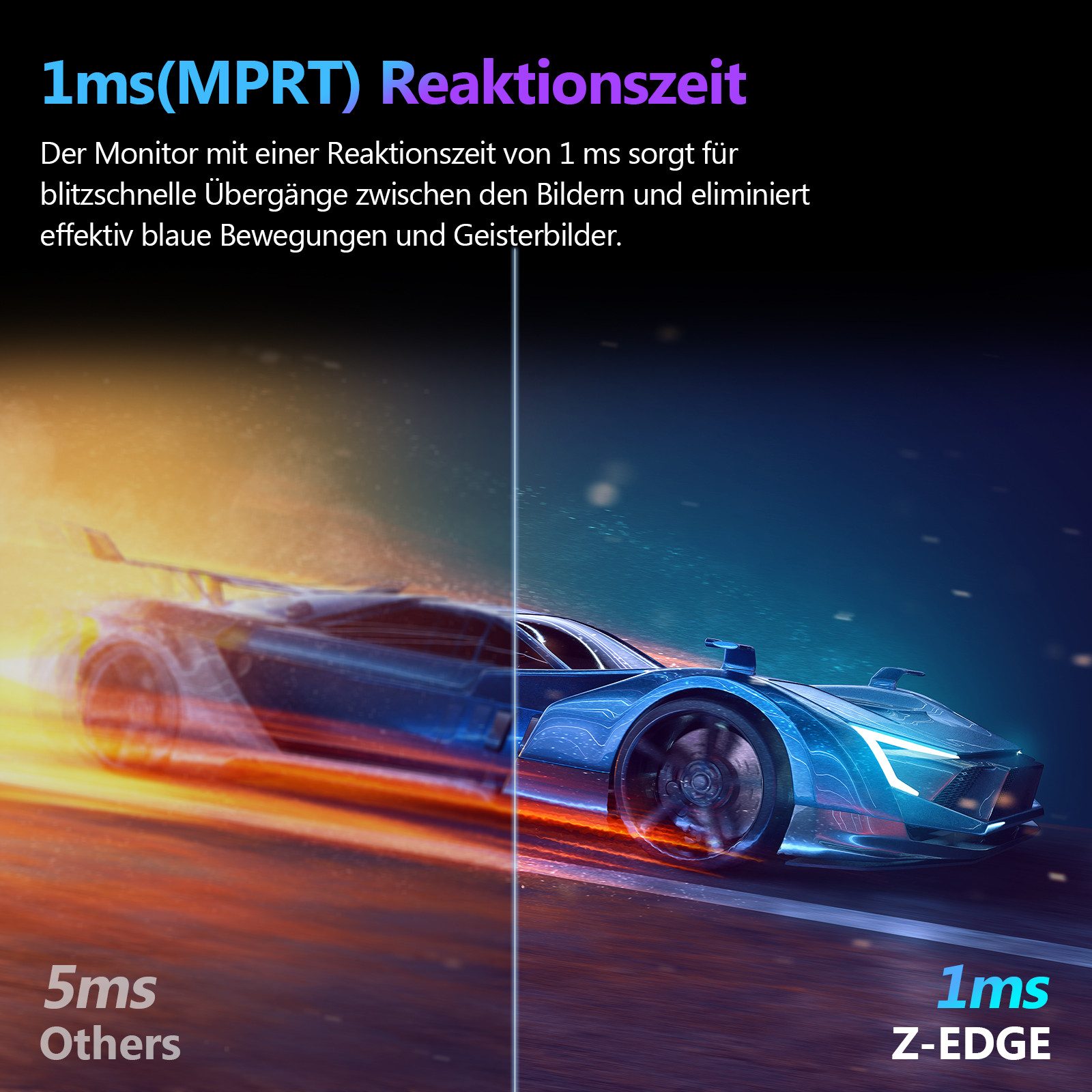 Z-EDGE LED Curved-Gaming-Monitor (69 cm/27 ", 1920 x 1080 px, FHD, 1 ms Reaktionszeit, 300 Hz, LCD)