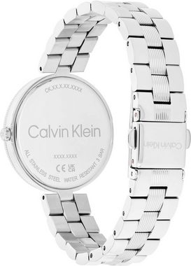 Calvin Klein Quarzuhr TIMELESS, Armbanduhr, Damenuhr, Mineralglas, IP-Beschichtung
