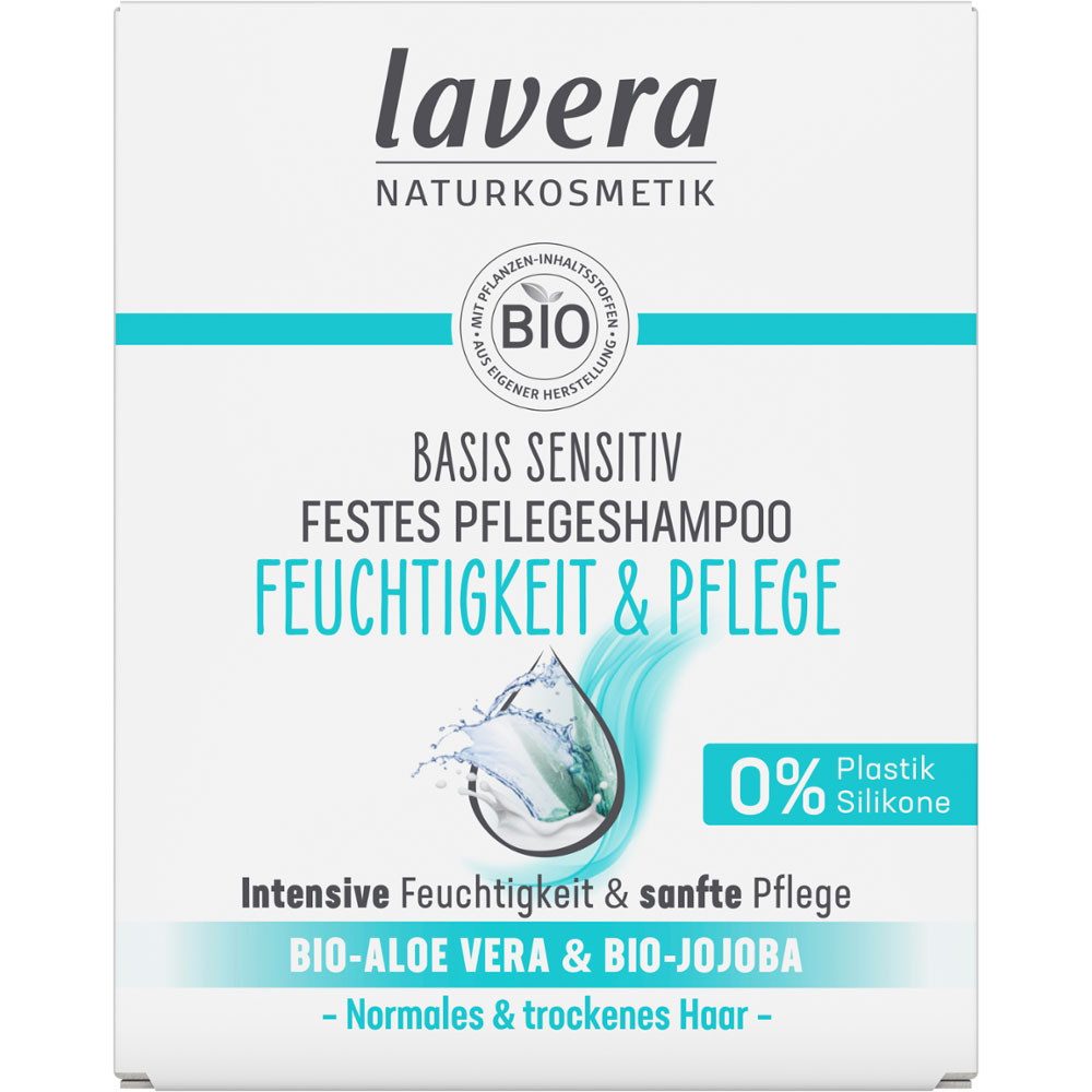 lavera Festes Haarshampoo Basis Sensitiv, 50 g