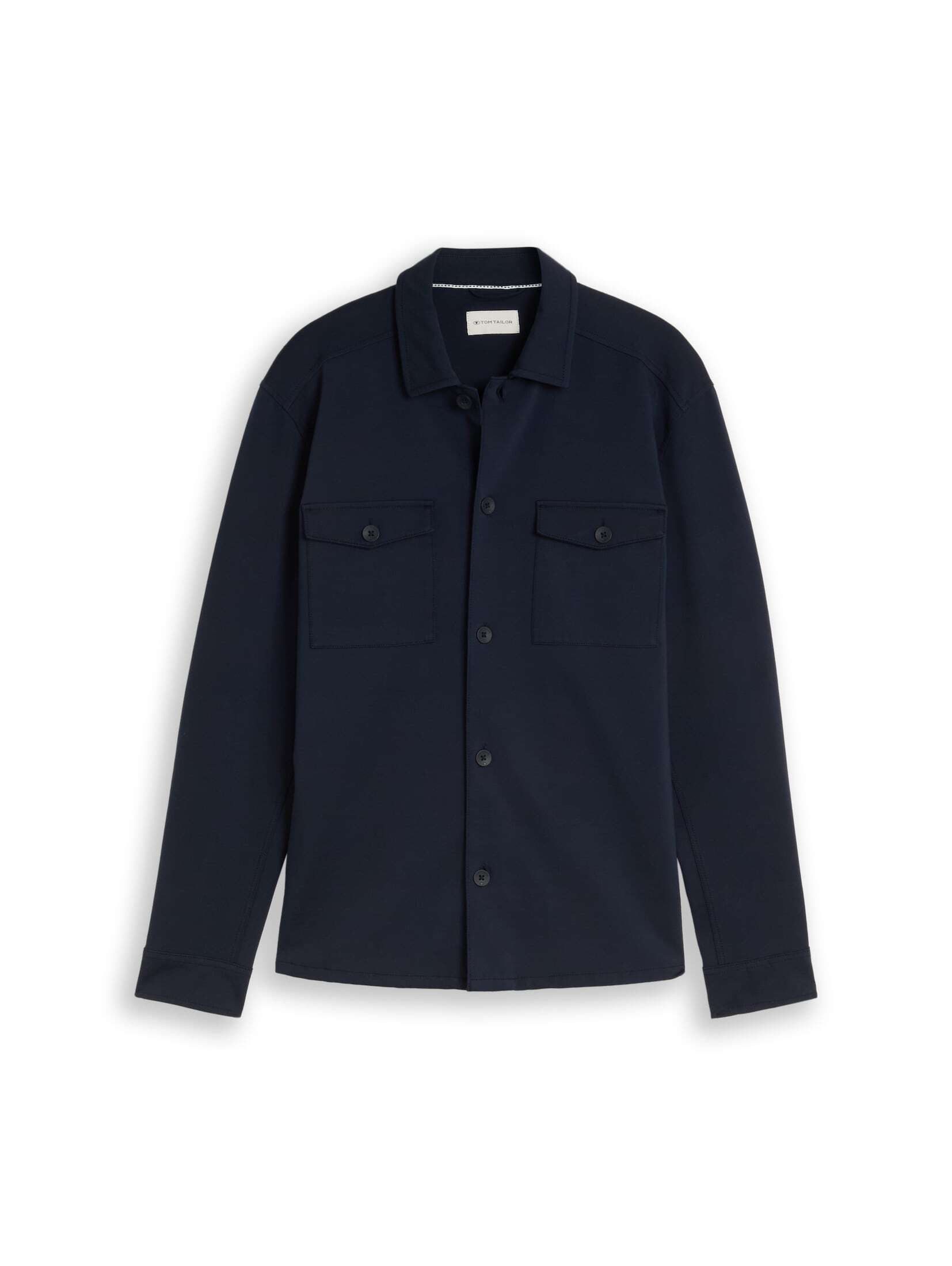 TOM TAILOR Langarmhemd Blusen & Shirts Sweat–Overshirt mit Taschen