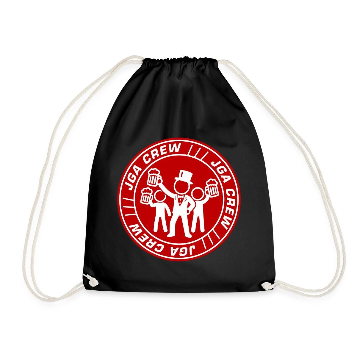 Spreadshirt Turnbeutel JGA Männer, JGA Crew Turnbeutel (1-tlg)