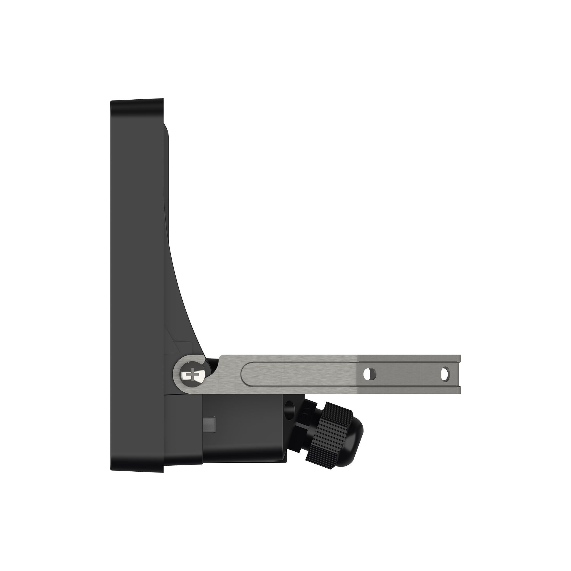 theben LED Flutlichtstrahler theLeda B50 dual BK, 50W LED Außenstrahler, 6900lm, 3000K/4000K umschaltbar, IP65