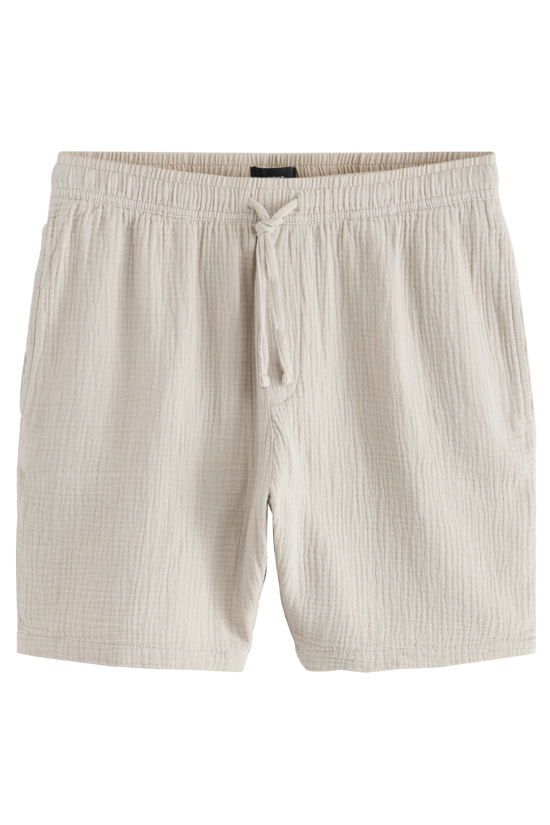 Next Shorts Shorts aus 100 % Baumwollmusseline, 2er-Pack (2-tlg)