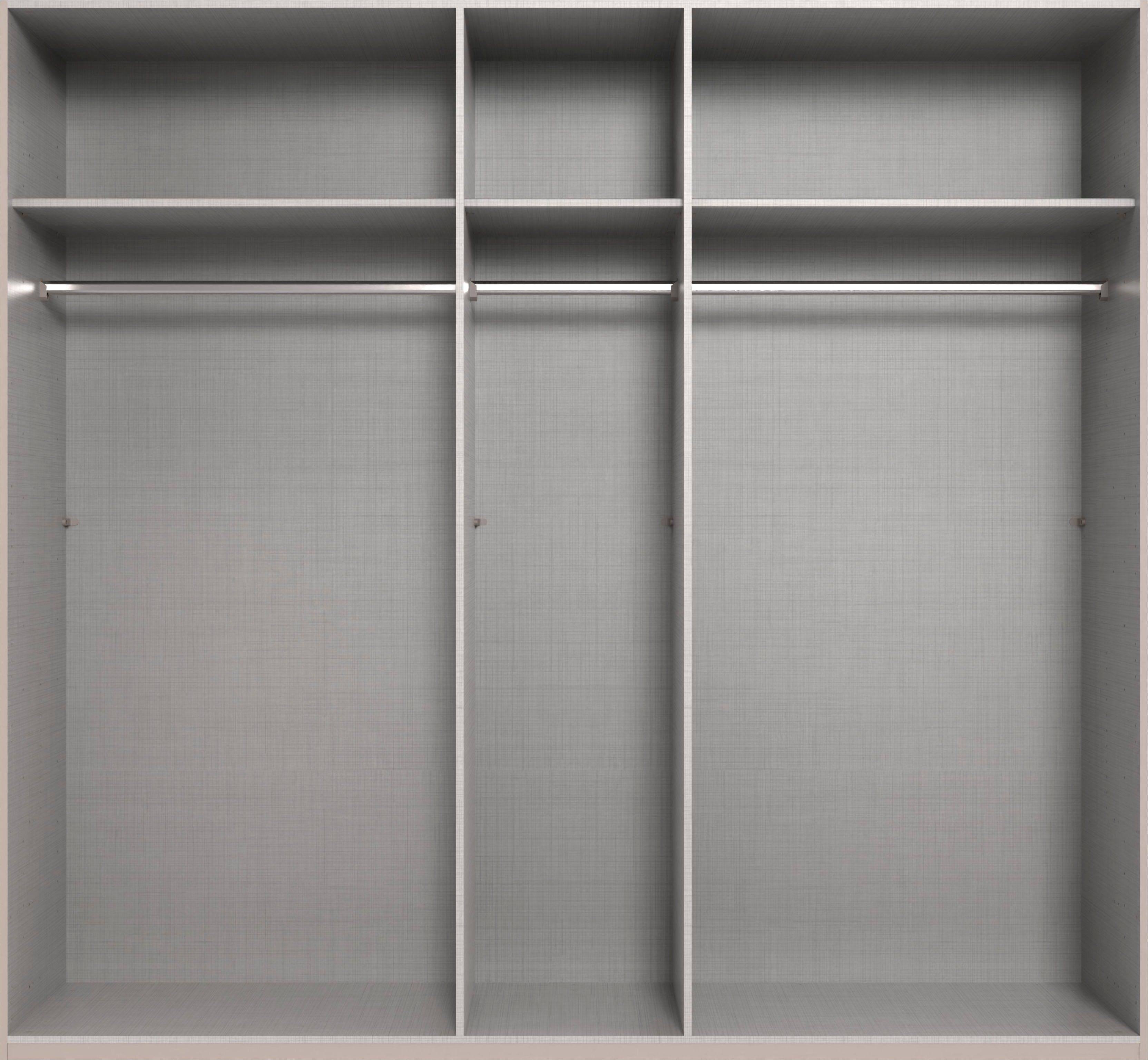 Wimex Drehtürenschrank Kleiderschrank London, in den Breiten 180cm, 225cm oder 270cm (mit verschiedenen Griffen in goldfarben, silberfarben oder schwarz) wahlweise mit Basic- oder Premium-Ausstattung erhältlich