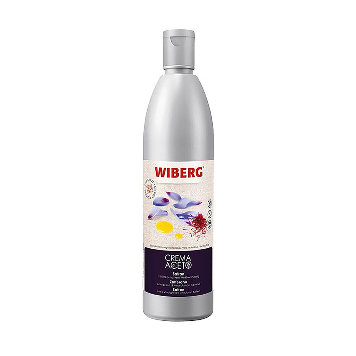 WIBERG Essig, Wiberg Crema di Aceto Balsamico Safran mit Weissweinessig 500ml