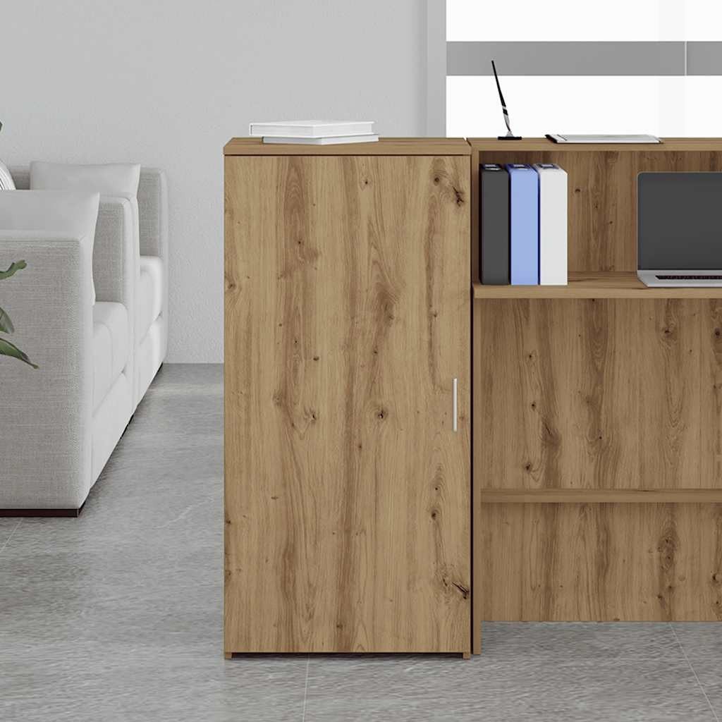 vidaXL Fächerschrank Lagerschrank Artisan-Eiche 50x45x103,5 cm Holzwerkstof günstig online kaufen