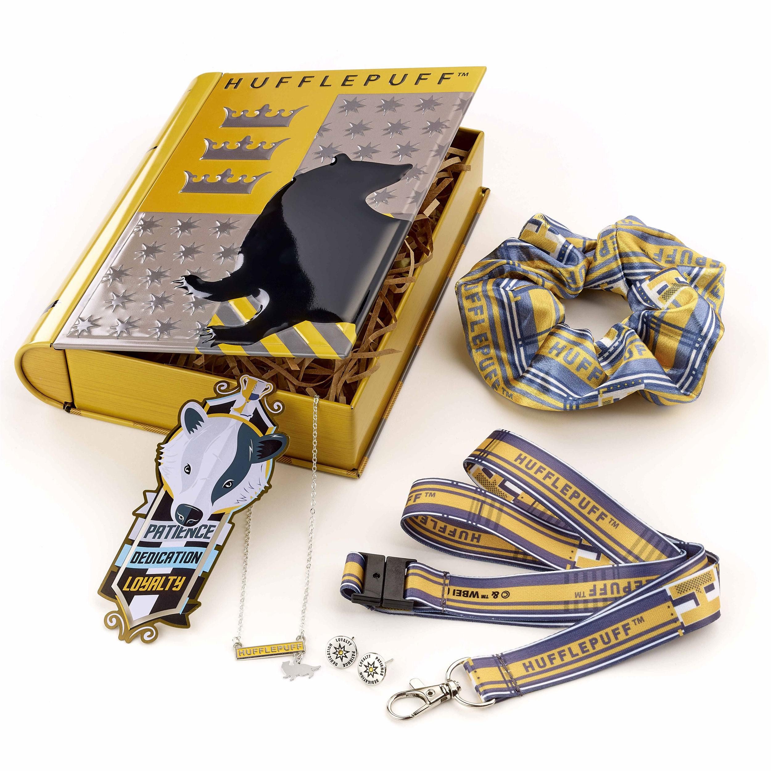 The Carat Shop Haargummi Harry Potter Schmuck & Merchandise Box Hufflepuff House, 1-tlg., Offiziell lizenzierte Geschenkbox