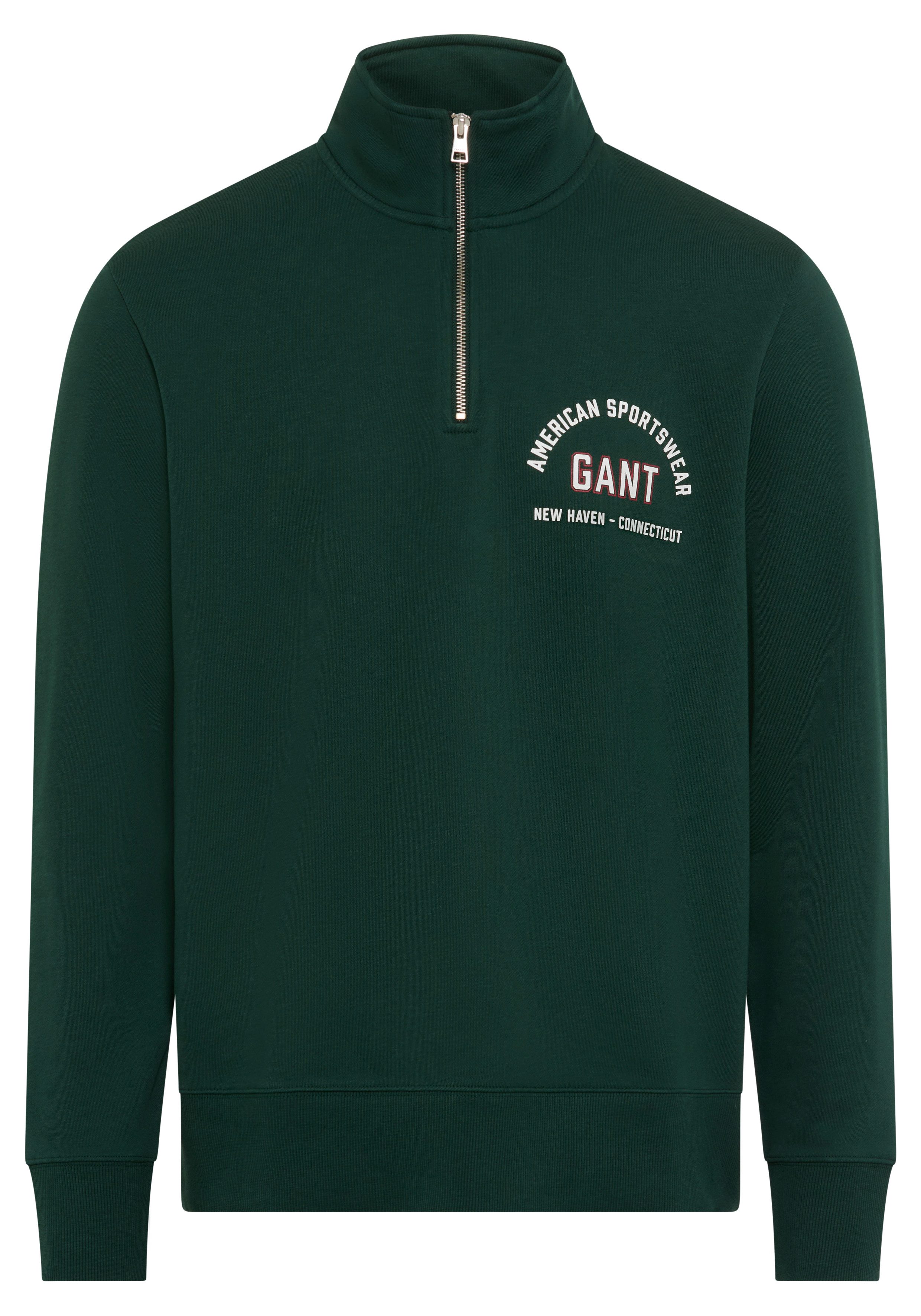Gant Sweatshirt Stehkragen mit Reißverschluss günstig online kaufen