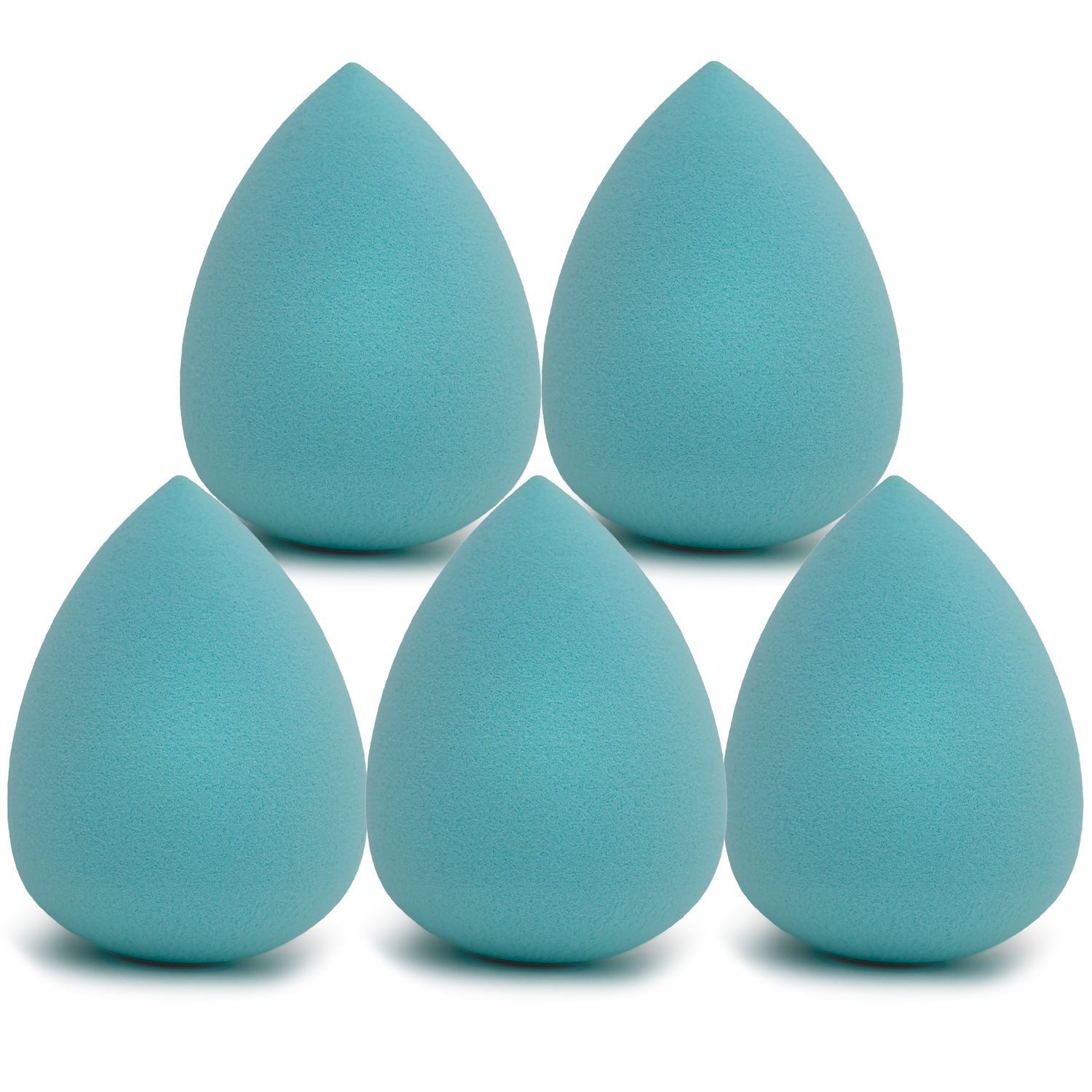 Intirilife Make-up Schwamm Make Up Schwamm Ei Makeup Sponge Beauty Blender Foundation Concealer, Set, 5 tlg., 5x Make-up Schwamm, 5er Set Schmink Schwämmchen Makeup Sponge Weicher Beauty Blender