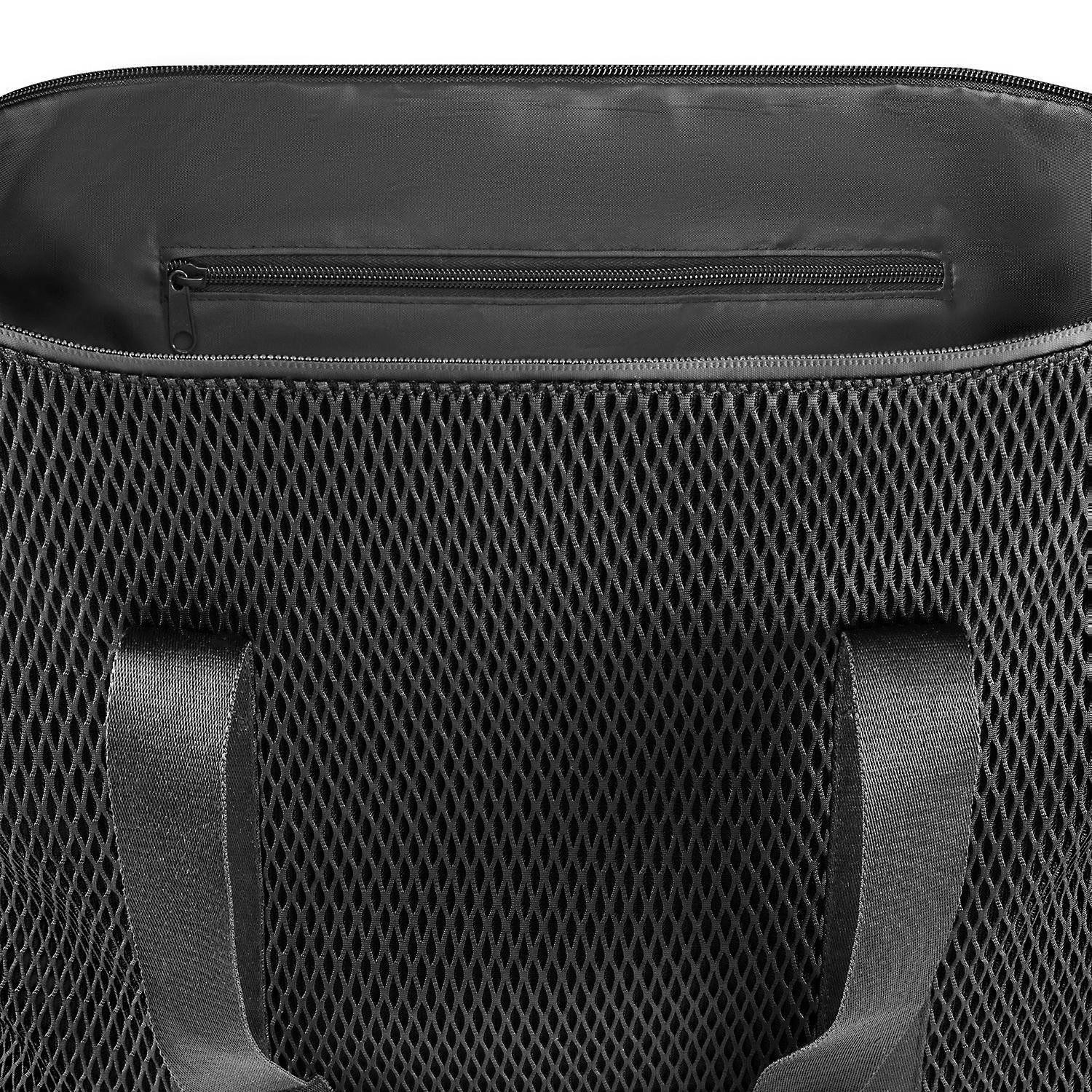 REISENTHEL® Reisetasche EXTRALITE WEEKENDER L, 42 Liter, Schwarz, Mesh, Polyester, Wasserabweisend, B 48 x H 30 x T 22 cm