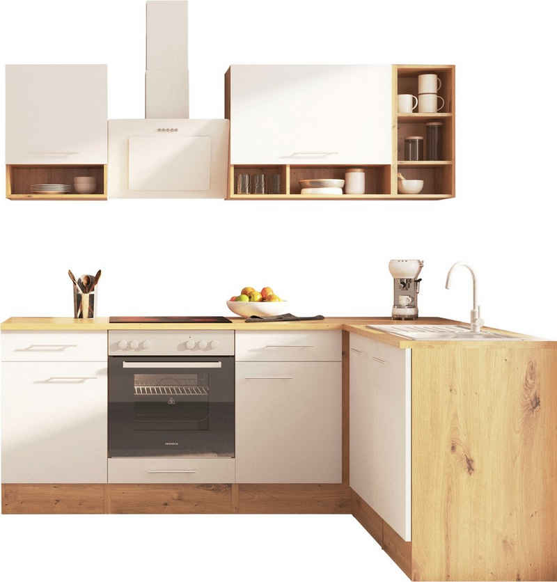 RESPEKTA Küche Hilde, Breite 220 cm, wechselseitig aufbaubar, exkl. Konfiguration für OTTO