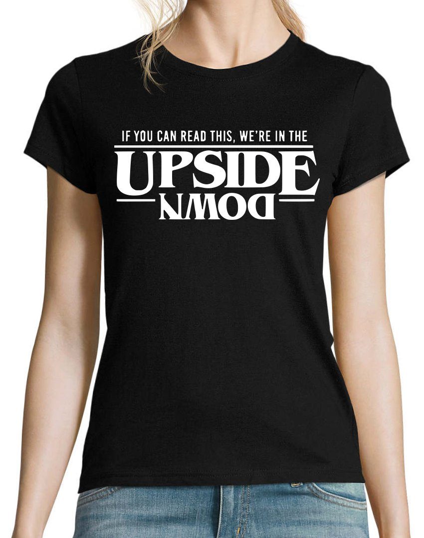 Youth Designz Print-Shirt Upside Down Damen T-Shirt Stranger Fun-Look mit l günstig online kaufen