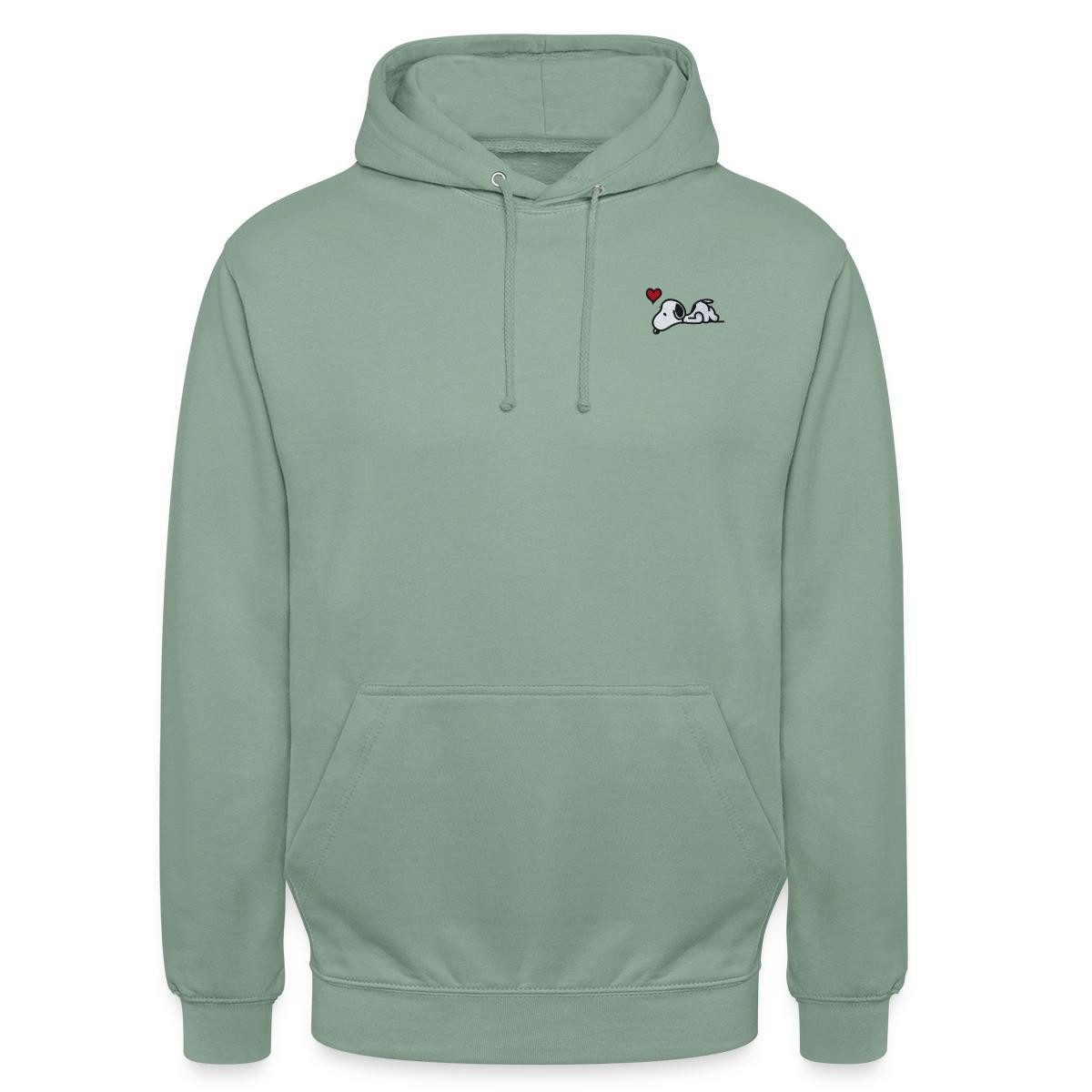 Spreadshirt Hoodie Peanuts Snoopy Liebe Herz Love Stick Unisex Hoodie (1-tlg)