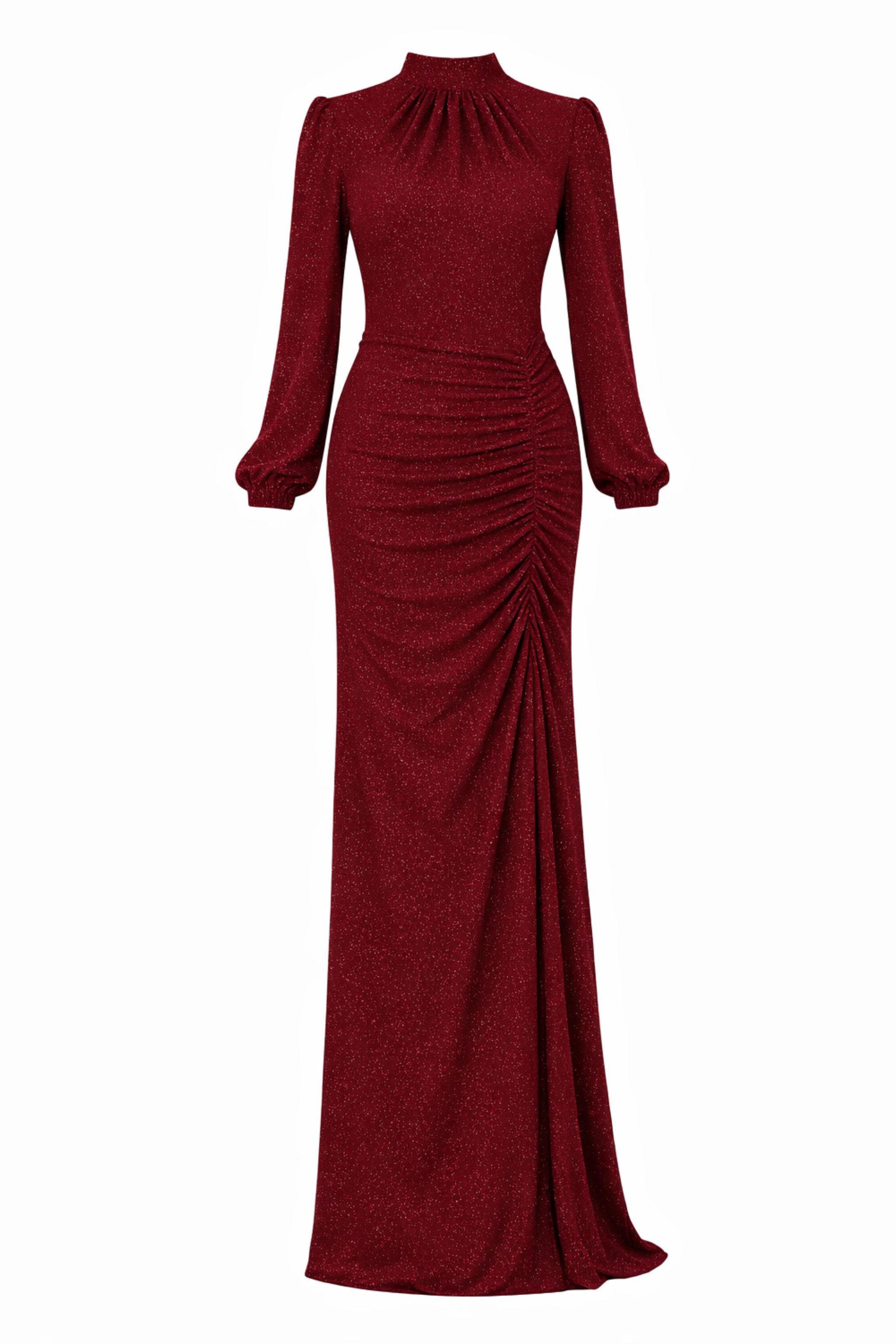 Abendkleid langärmliges Maxikleid Damen Abaya Kleid - Modest Fashion Abiye