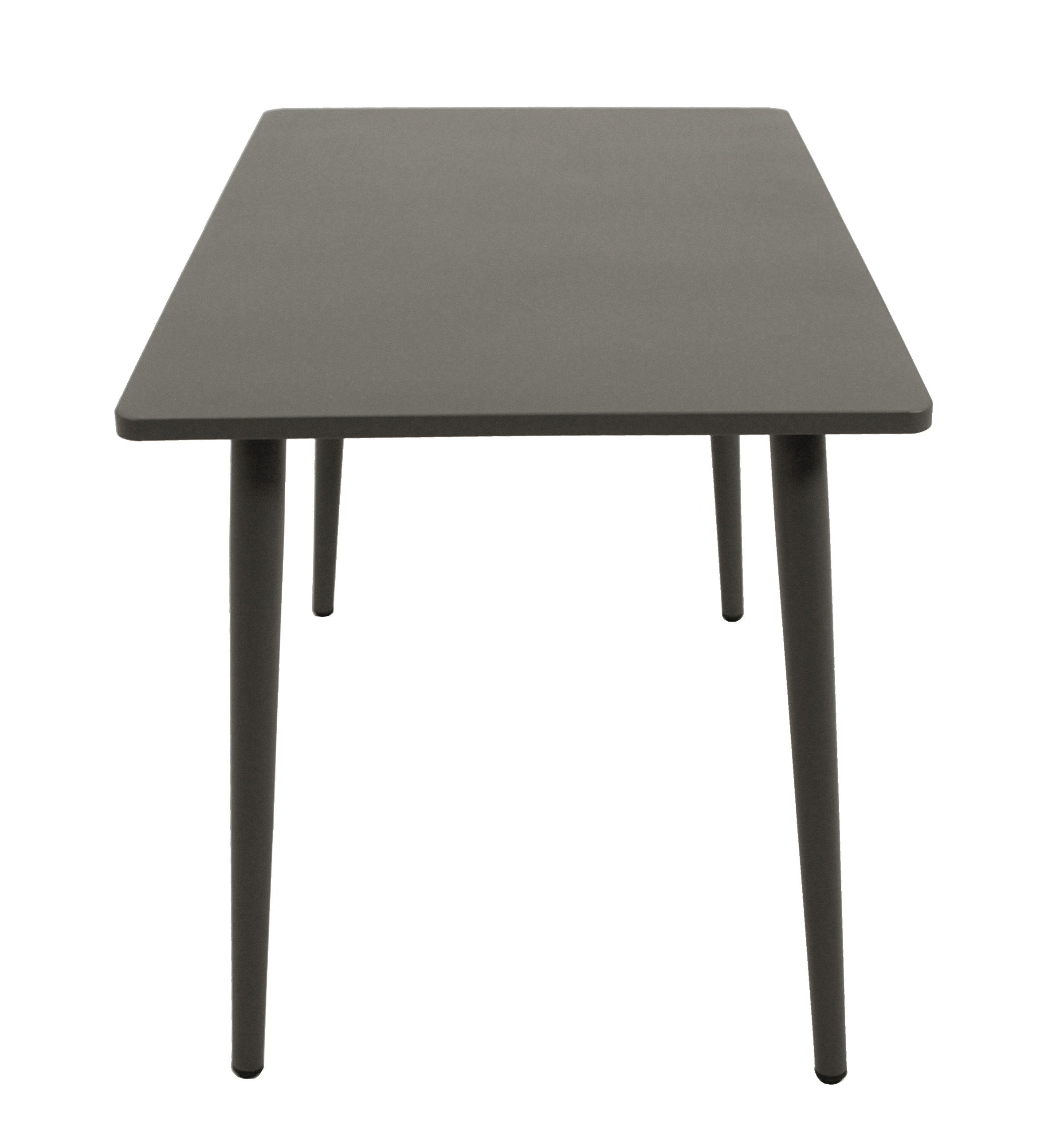 DEGAMO Gartentisch DENVER 70x120cm, Stahl, Innen und Außen