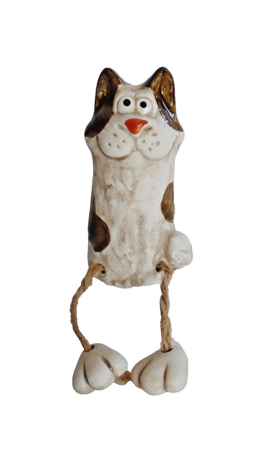 dekotrend.gallery Kantenhocker Kantenhocker Katze Keramik Gartenstecker Deko Tier Skulptur Figur, Zaunhocker Zaunsitzer Dekofigur Dekoskulptur Dekoobjekt