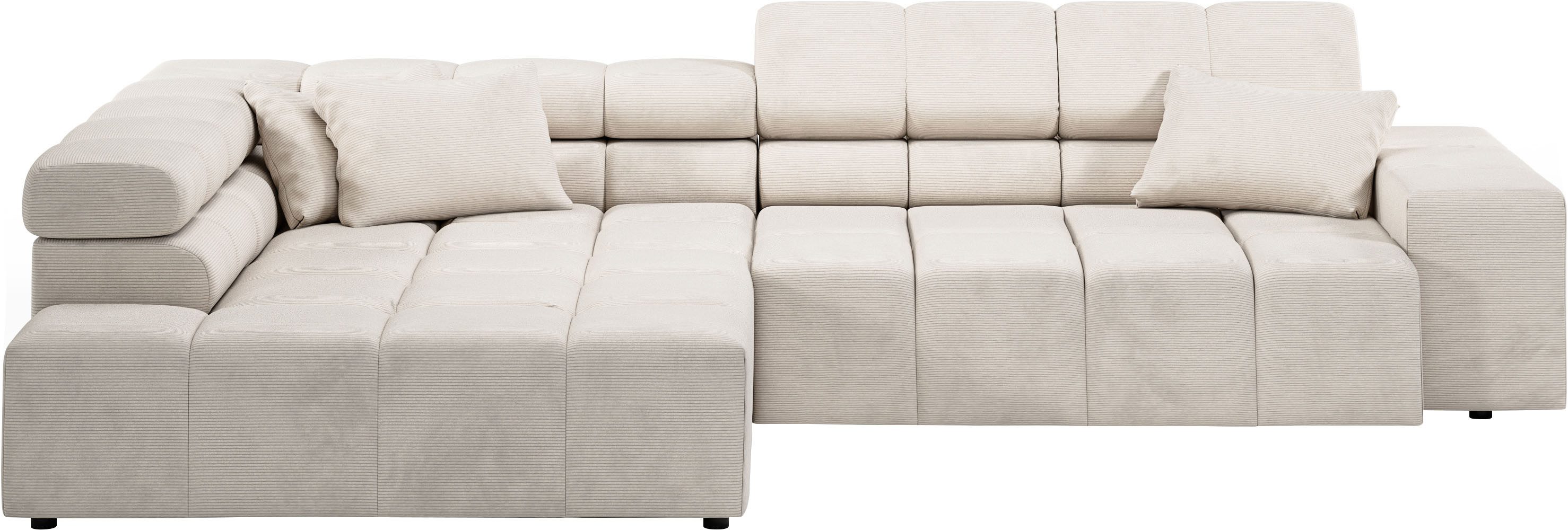 INOSIGN Ecksofa Ancona incl. Kopfteilverstellung, OTTOs günstig online kaufen