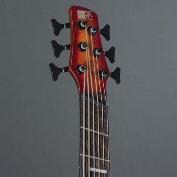 Ibanez E-Bass, Bass Workshop SRMS806-BTT Multiscale Brown Topaz Burst, Bass Workshop SRMS806-BTT Multiscale Brown Topaz Burst - E-Bass