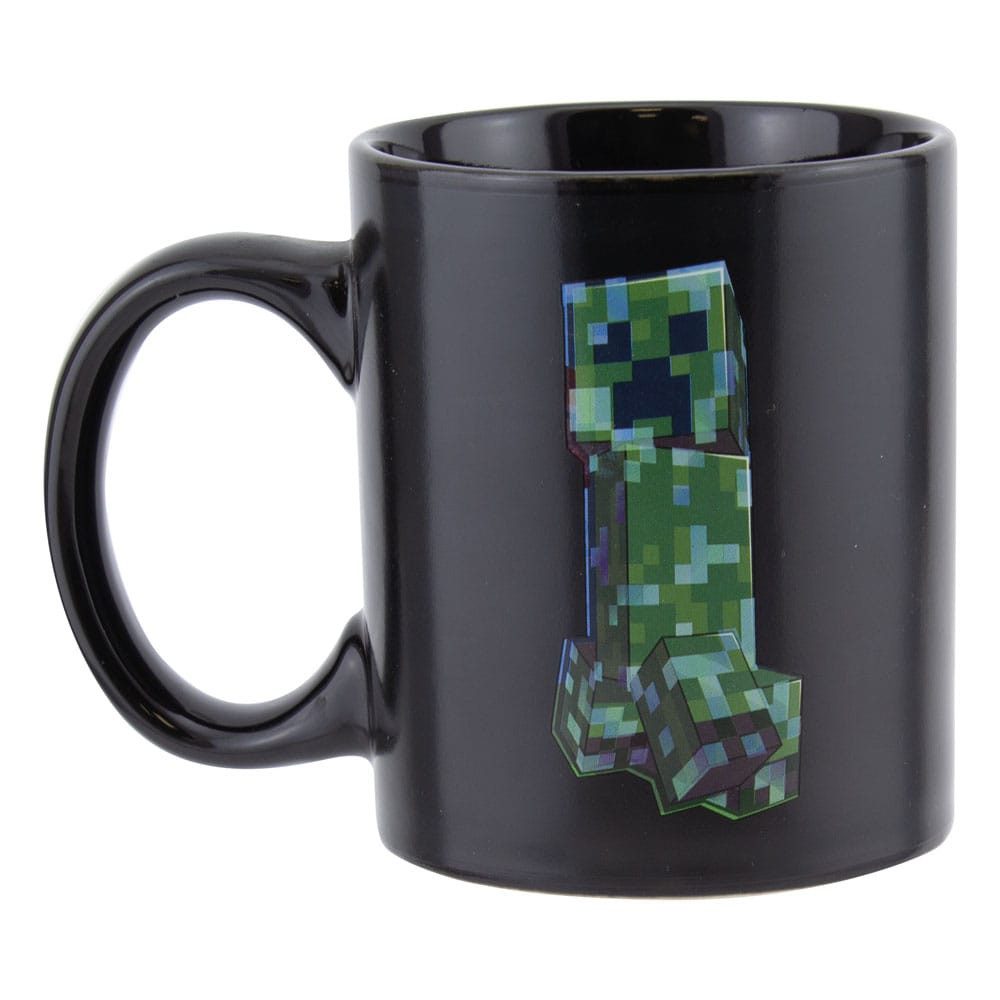 Paladone Tasse Minecraft Tasse mit Thermoeffekt Creeper