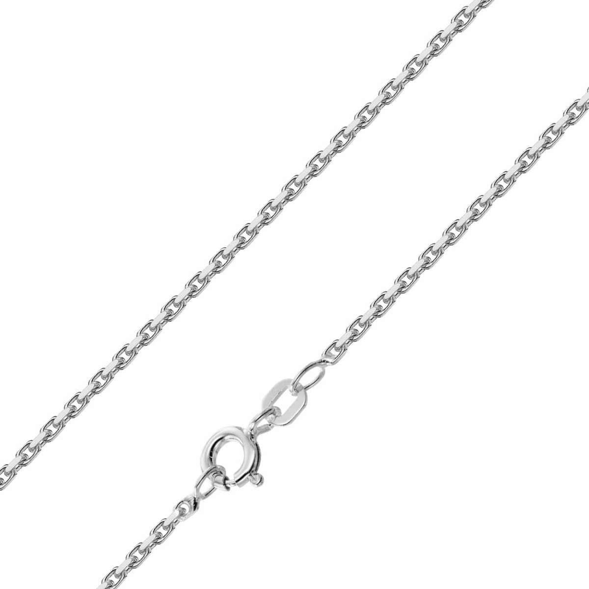trendor Kette ohne Anhänger 51122, für Herren 925 Silber Ankerkette Diamantiert 1,6 mm