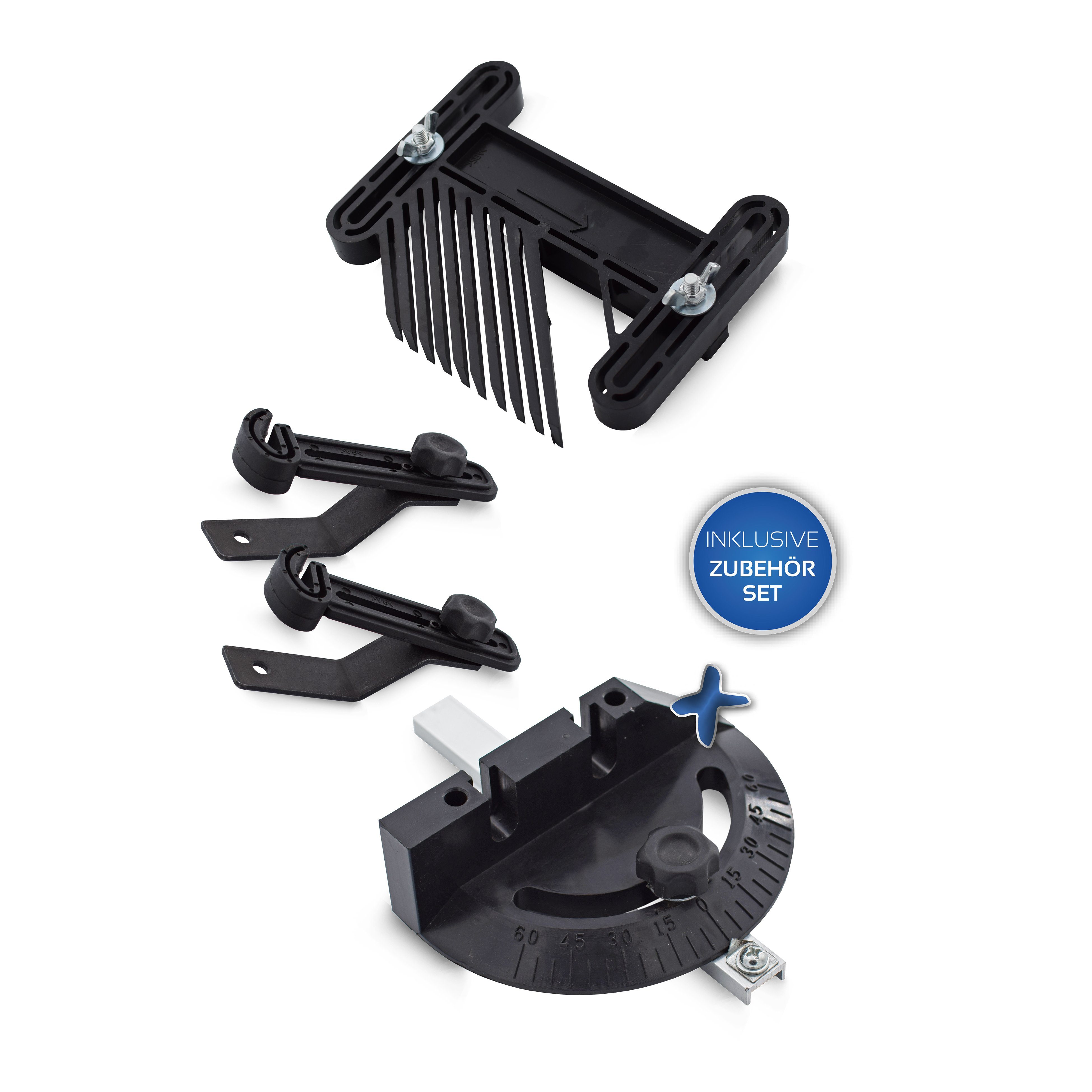 BAMATO Oberfrästisch RT-120, (5-tlg), gummierte Füße, mobiler Oberfräsentisch, Tisch für Oberfräse