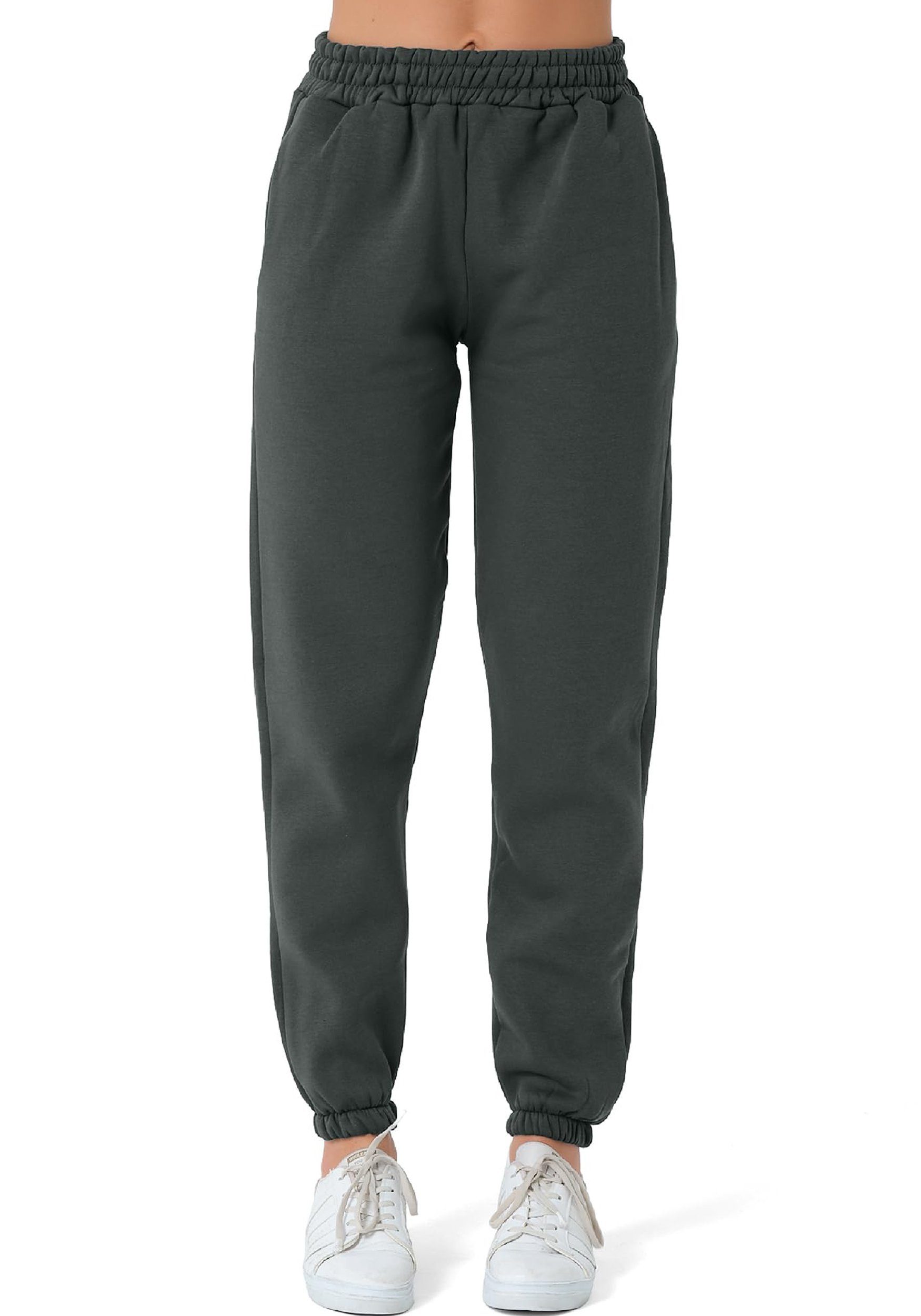 Smith & Solo Jogginghose Jogginghose Damen Winter Sporthose (1-tlg) Baumwol günstig online kaufen