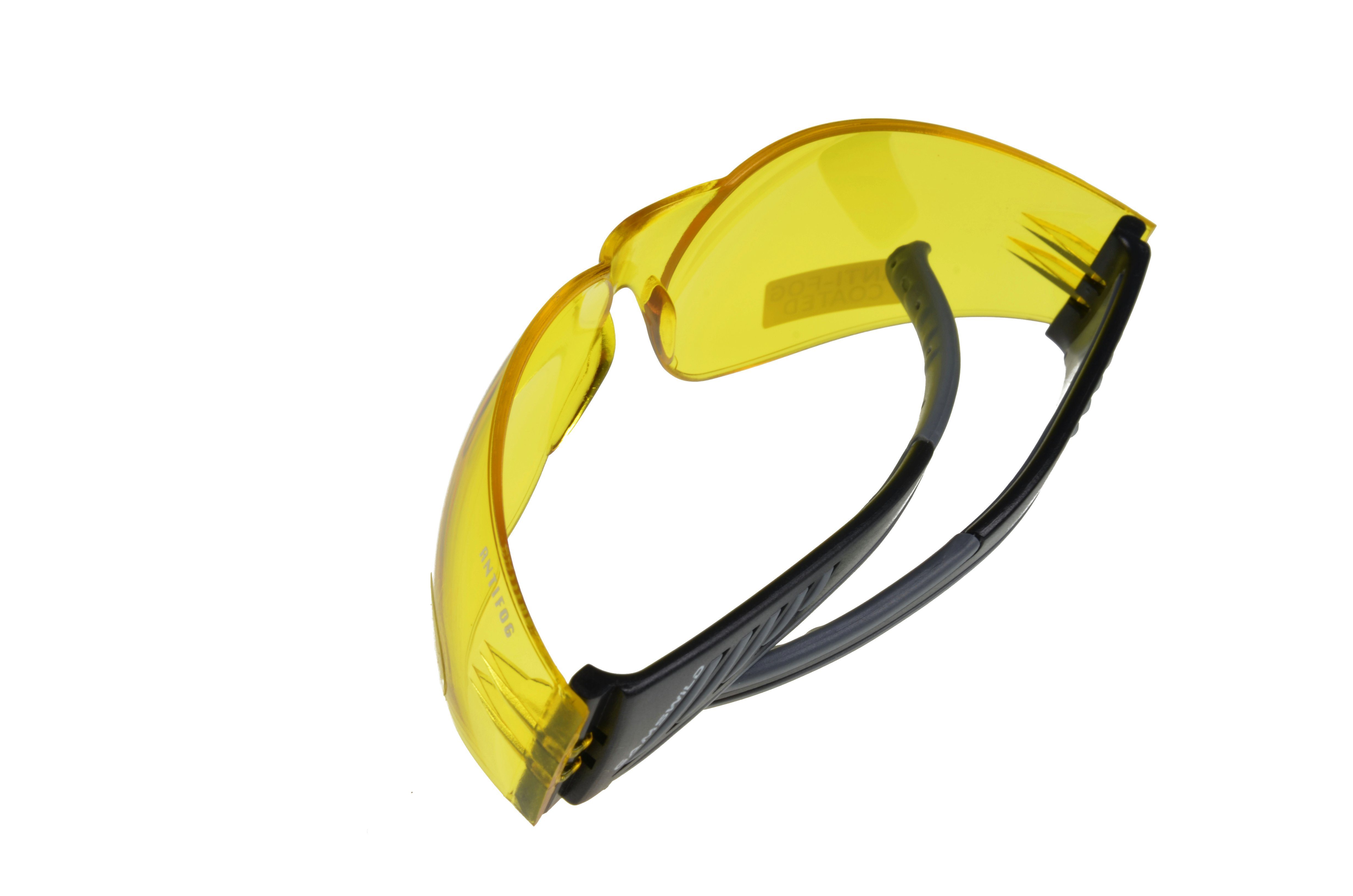 ANTIFOG Damen Skibrille orange, Fahrradbrille Gamswild Sonnenbrille WS7122 Sportbrille grau, Herren brau, Unisex, gelb